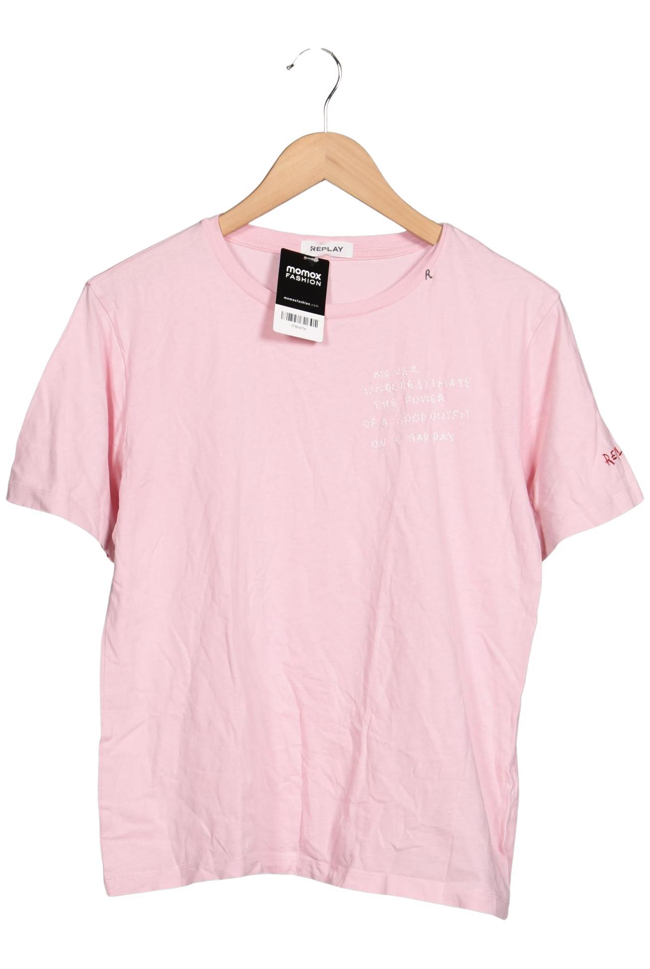 

Replay Damen T-Shirt, pink, Gr. 36