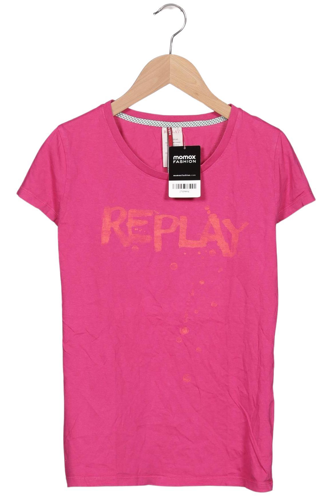 

Replay Damen T-Shirt, pink, Gr. 36