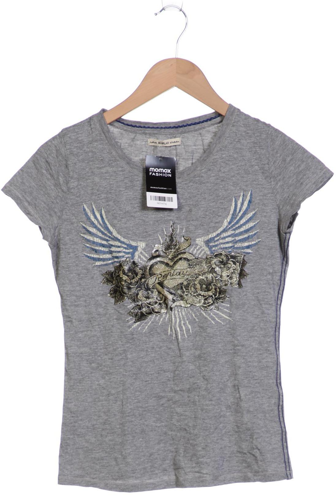 

Replay Damen T-Shirt, grau