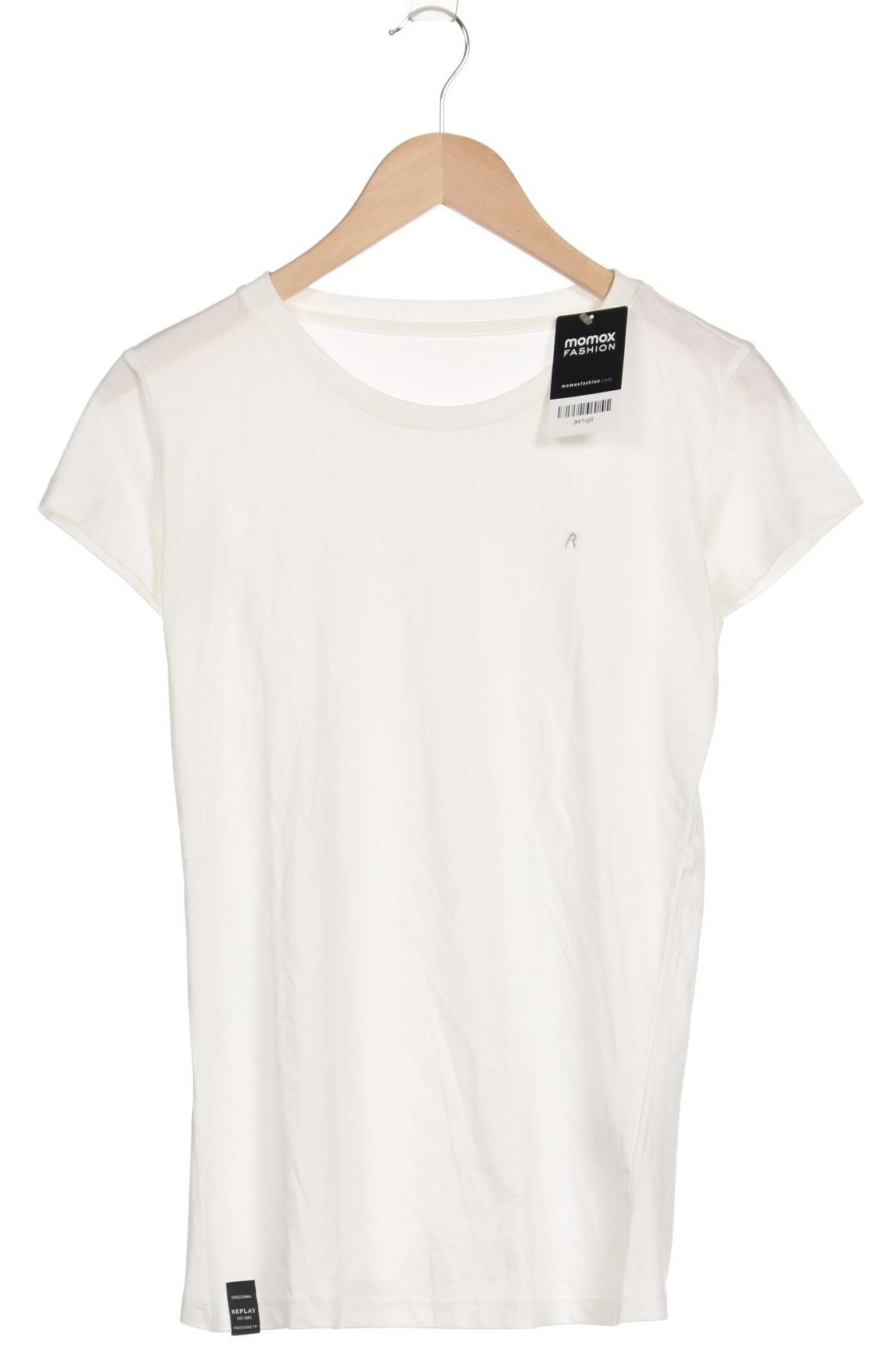 

Replay Damen T-Shirt, weiß, Gr. 42