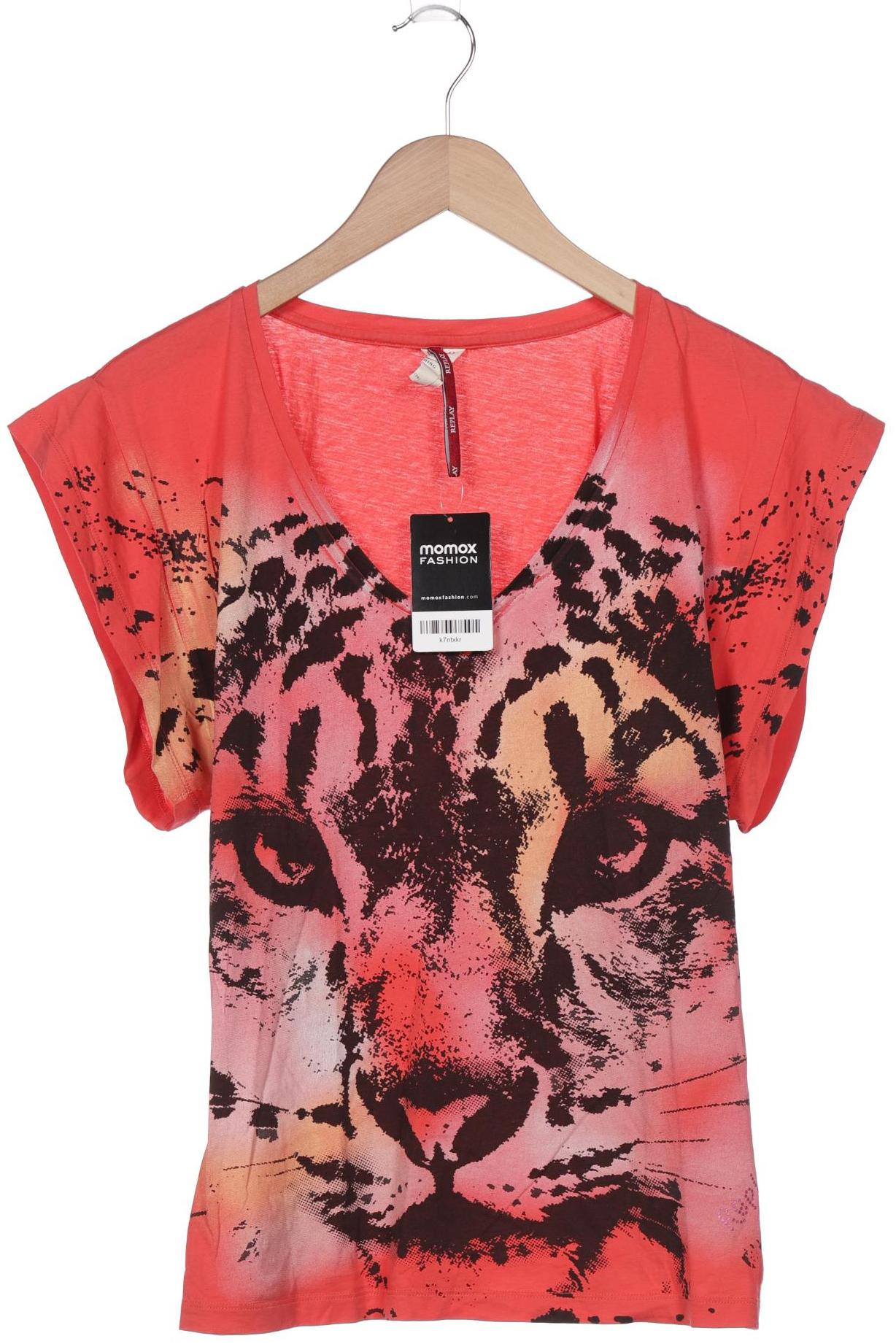 

Replay Damen T-Shirt, pink