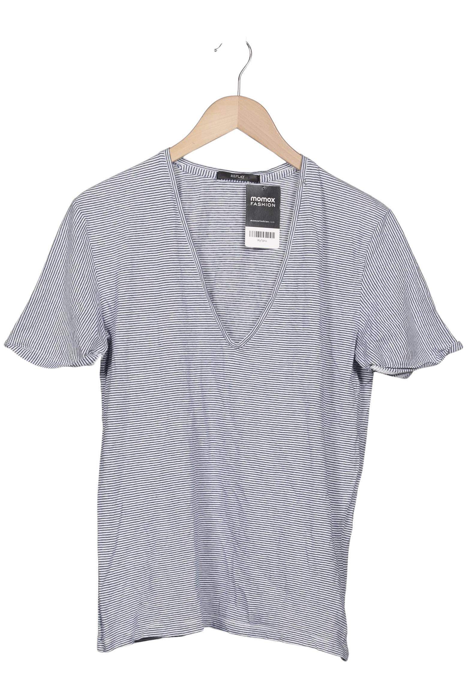 

Replay Damen T-Shirt, blau, Gr. 38