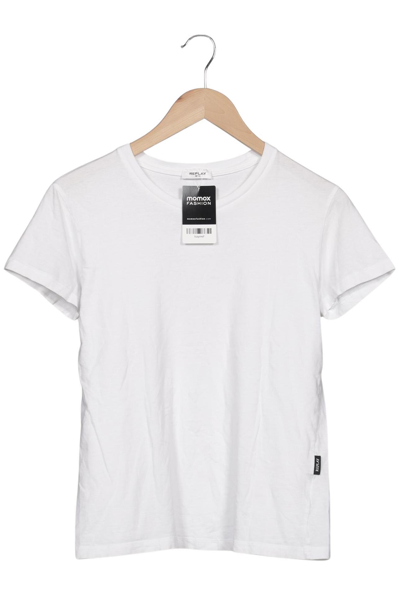 

Replay Damen T-Shirt, weiß, Gr. 42