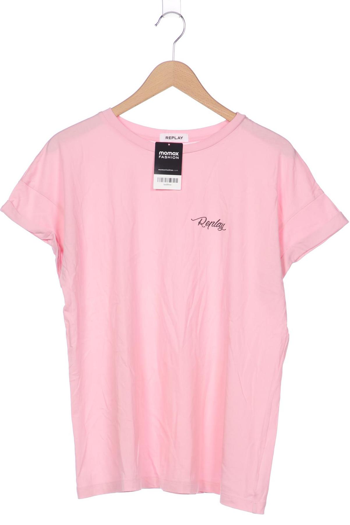 

Replay Damen T-Shirt, pink, Gr. 48