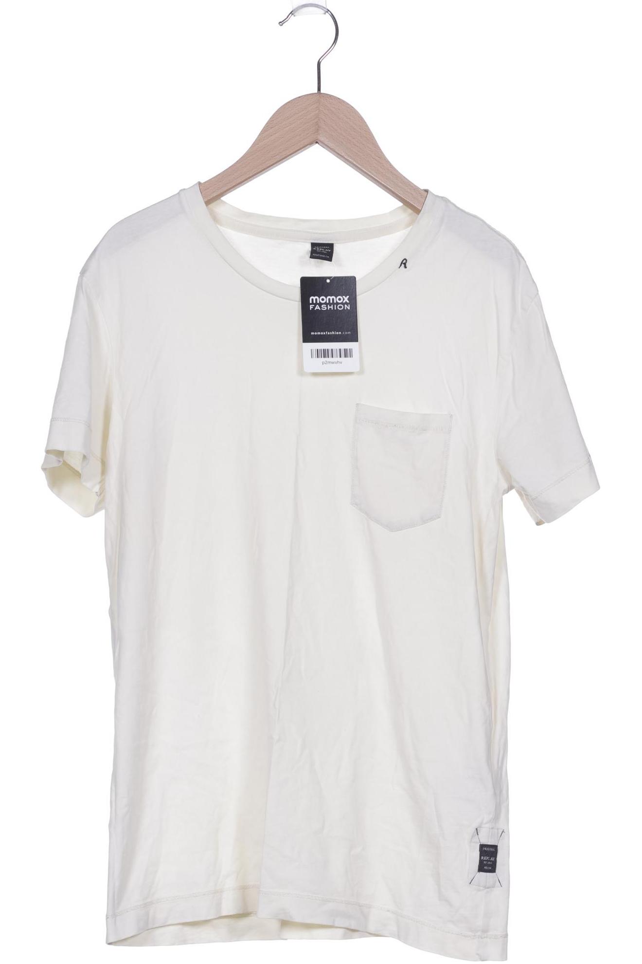 

Replay Damen T-Shirt, cremeweiß
