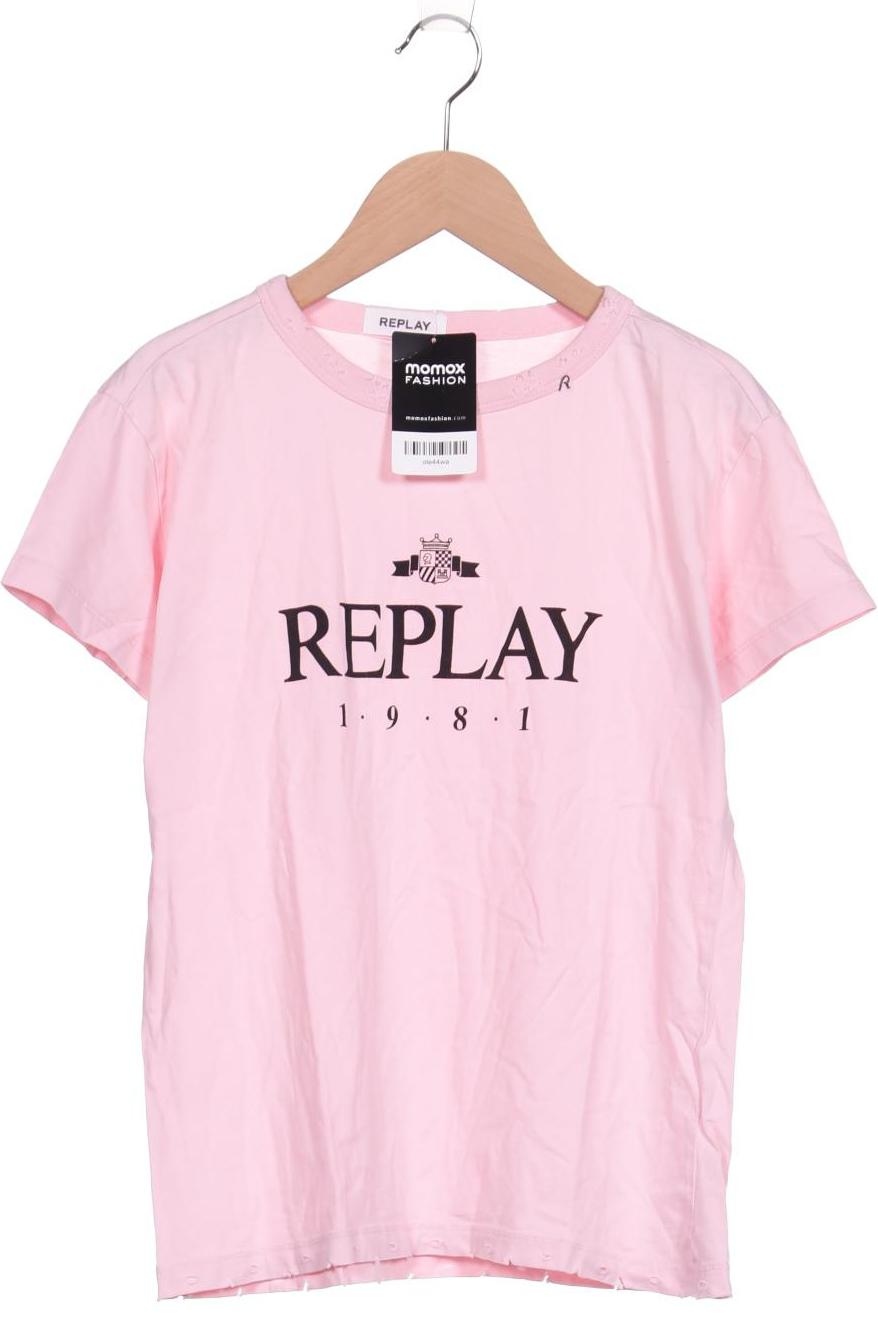 

Replay Damen T-Shirt, pink, Gr. 36