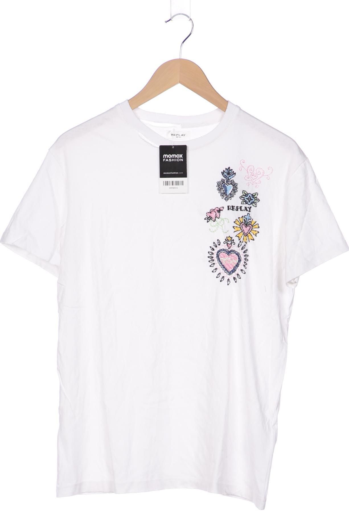 

Replay Damen T-Shirt, weiß