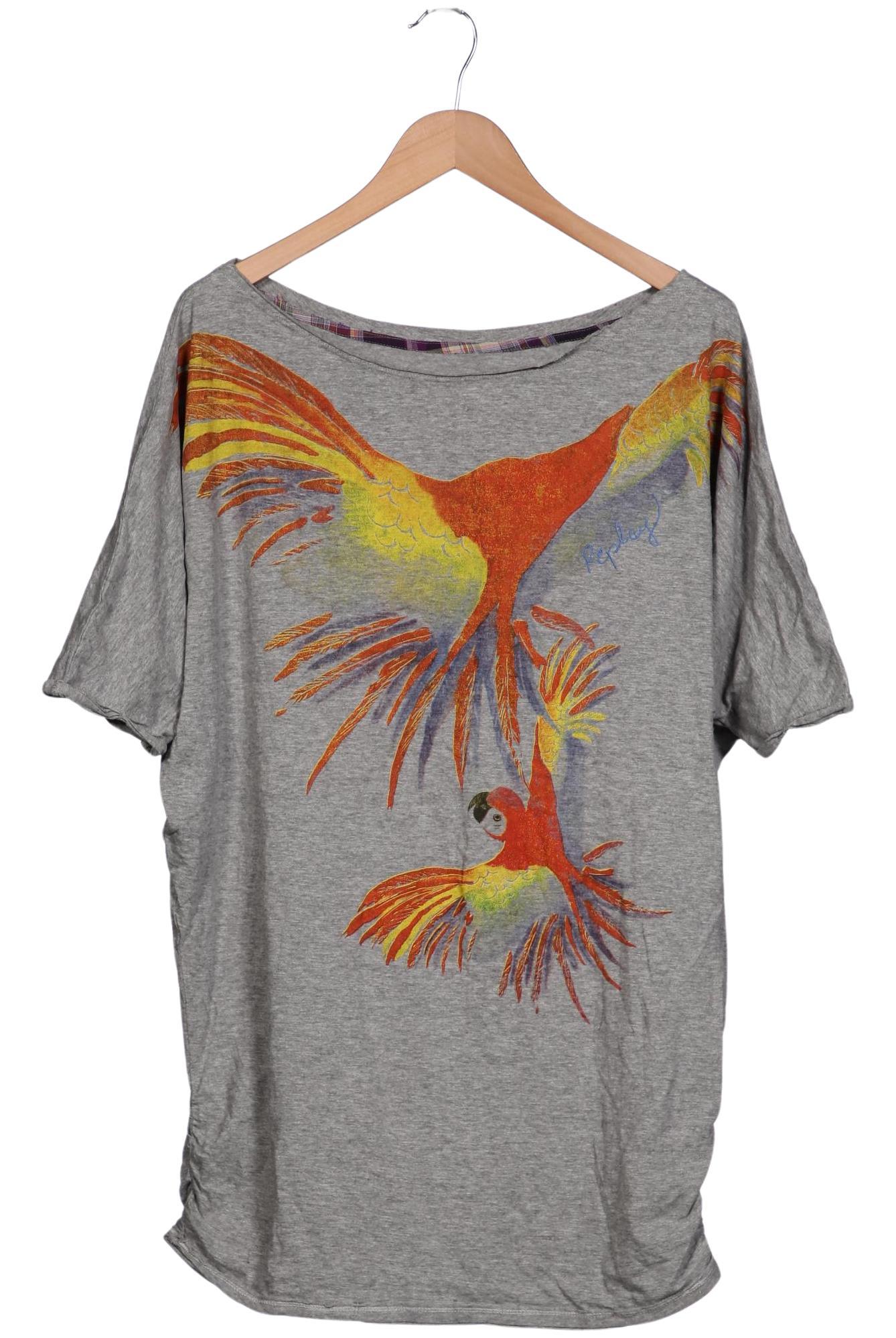 

Replay Damen T-Shirt, grau, Gr. 42