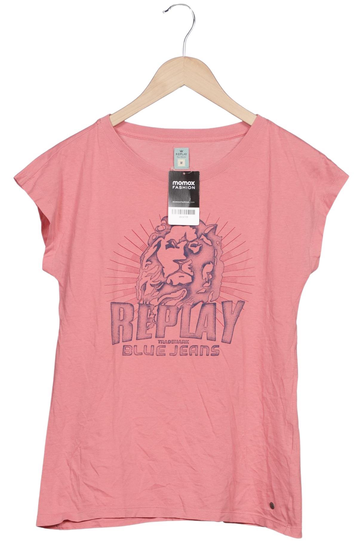 

Replay Damen T-Shirt, pink, Gr. 38