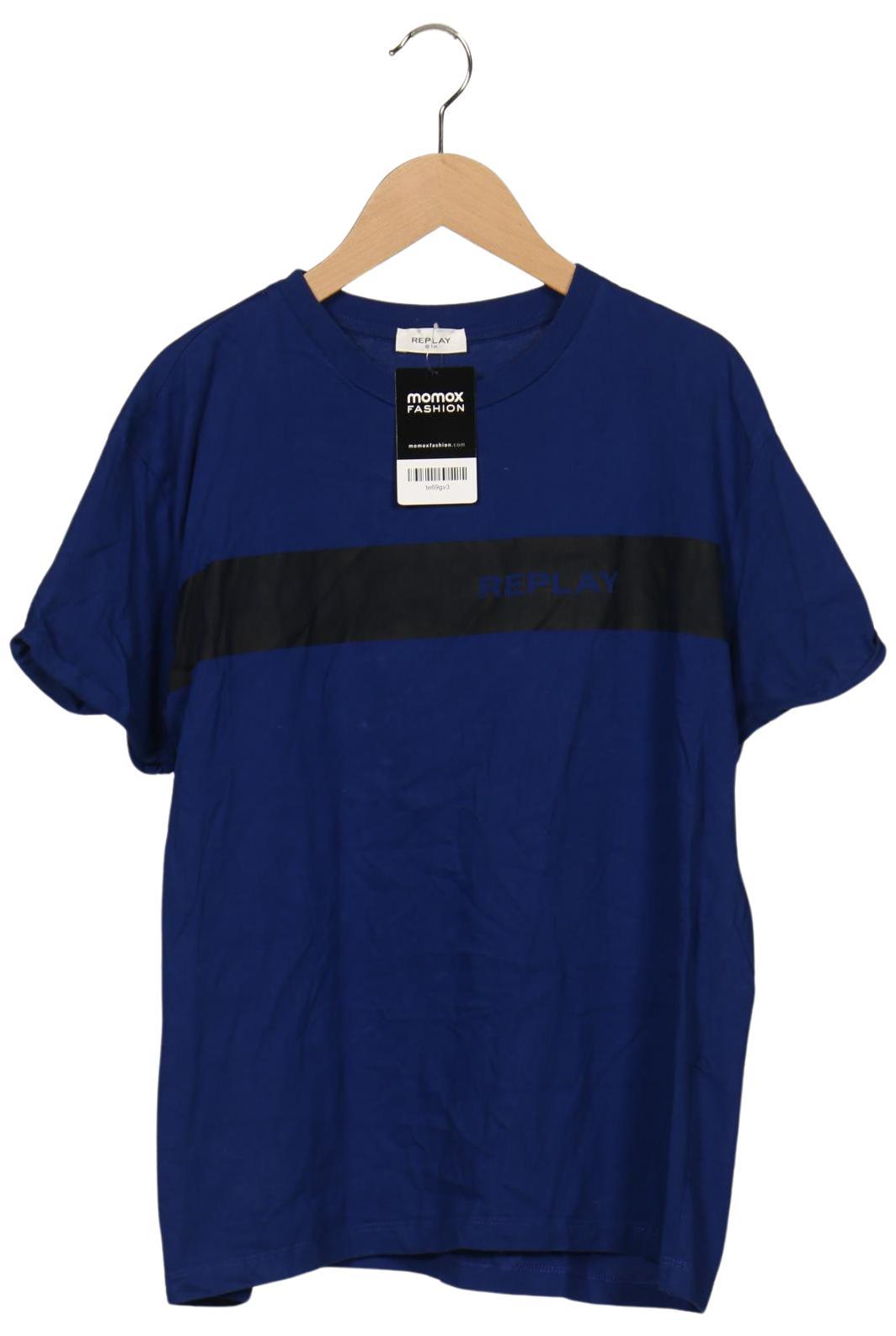 

Replay Damen T-Shirt, blau, Gr. 42
