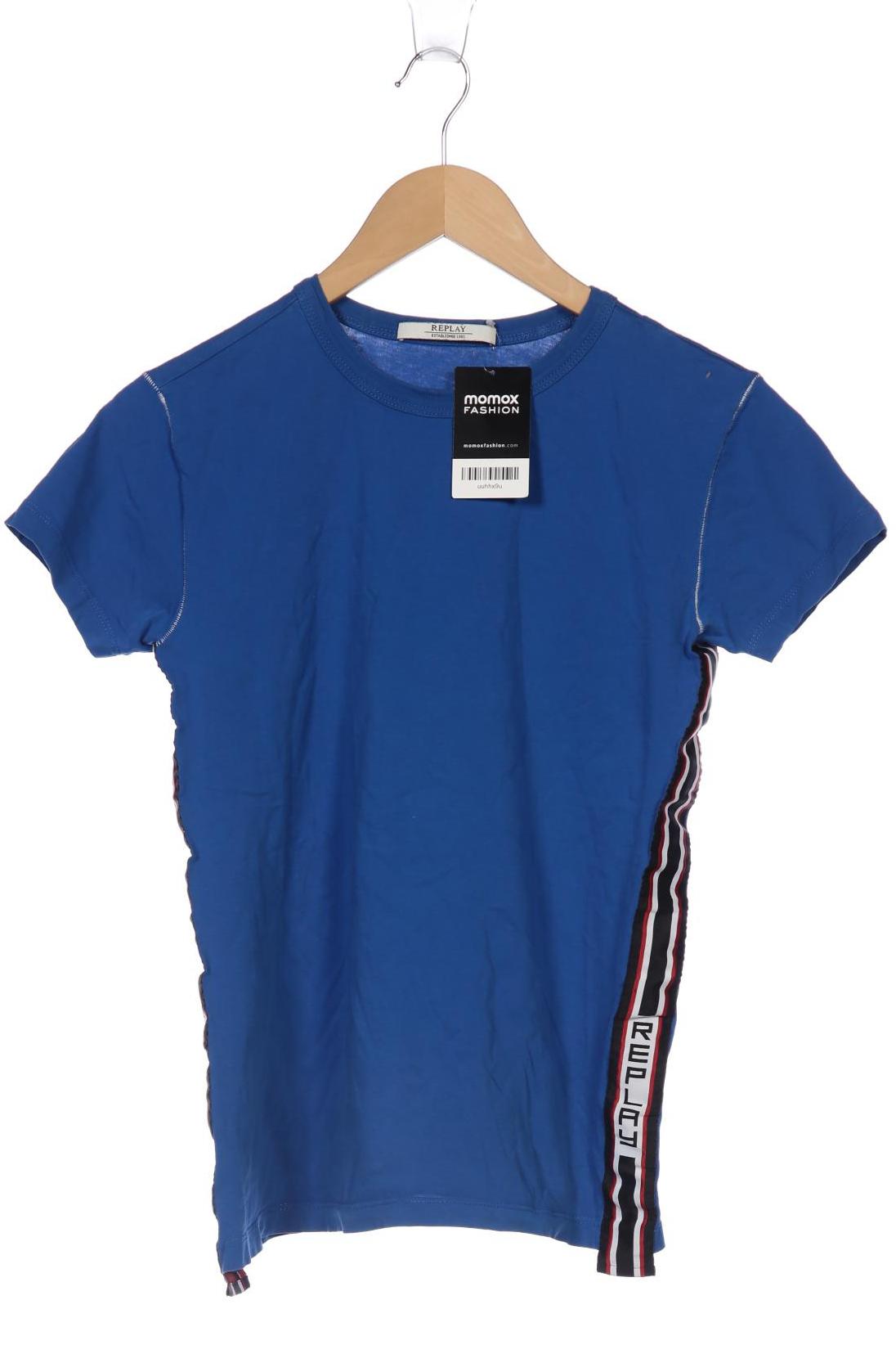 

Replay Damen T-Shirt, blau
