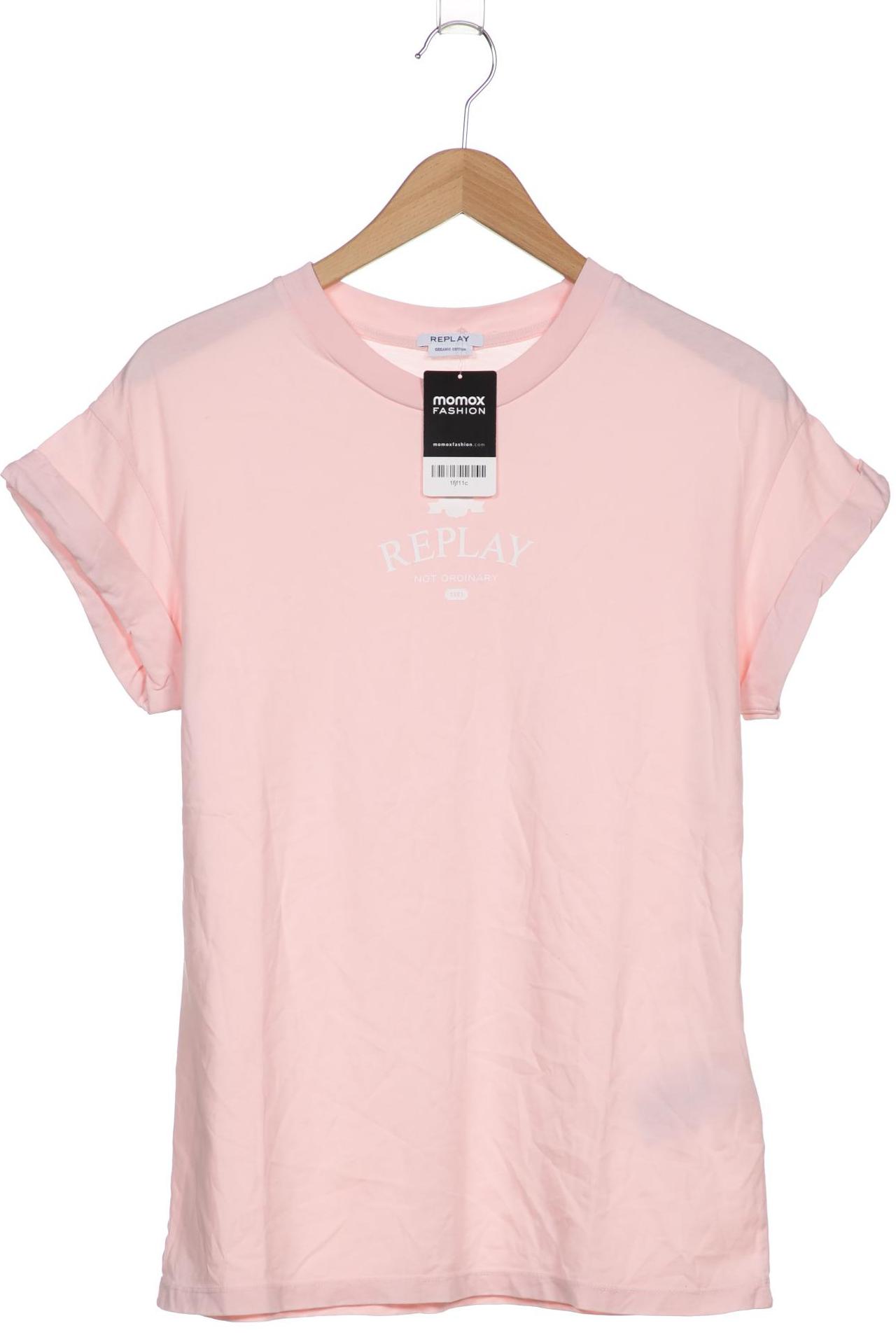 

Replay Damen T-Shirt, pink, Gr. 38