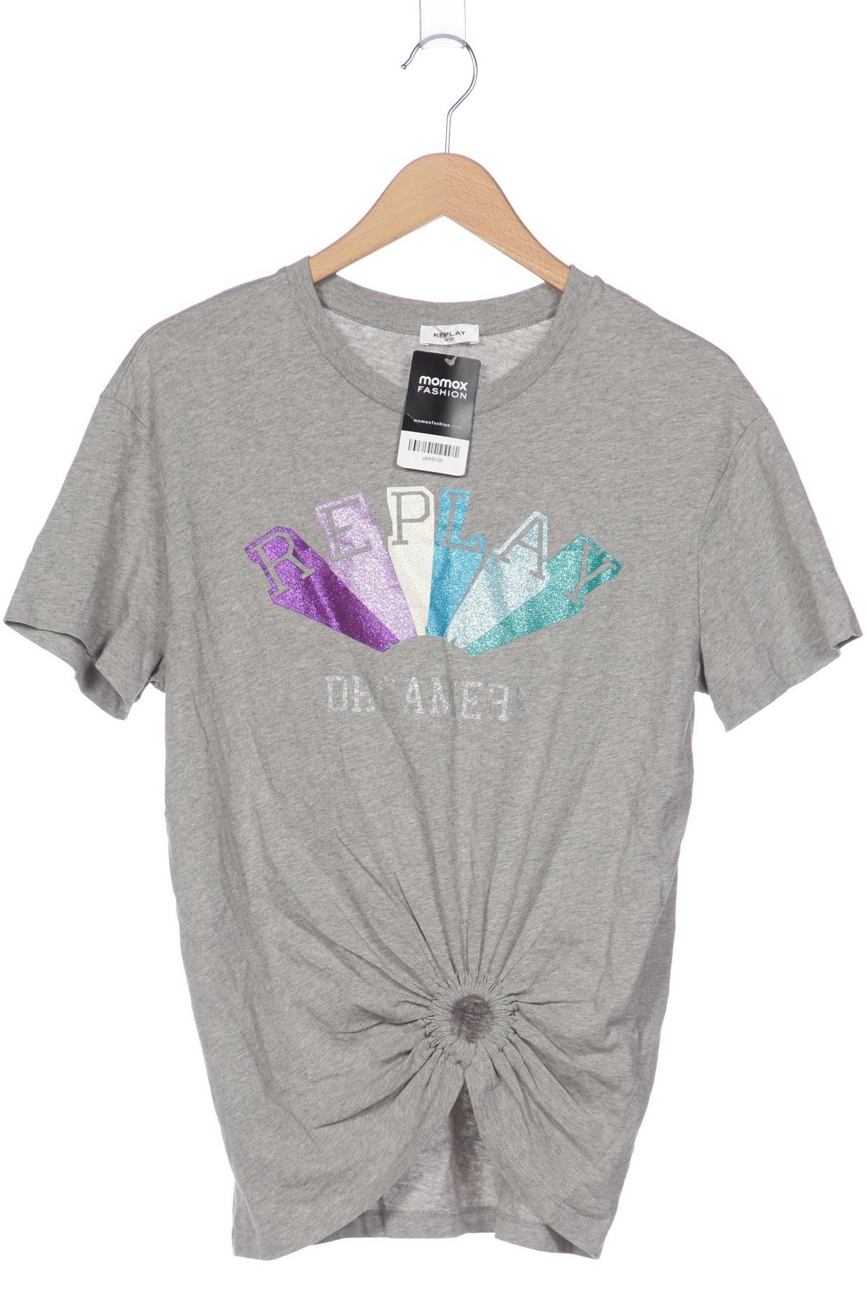 

Replay Damen T-Shirt, grau, Gr. 44