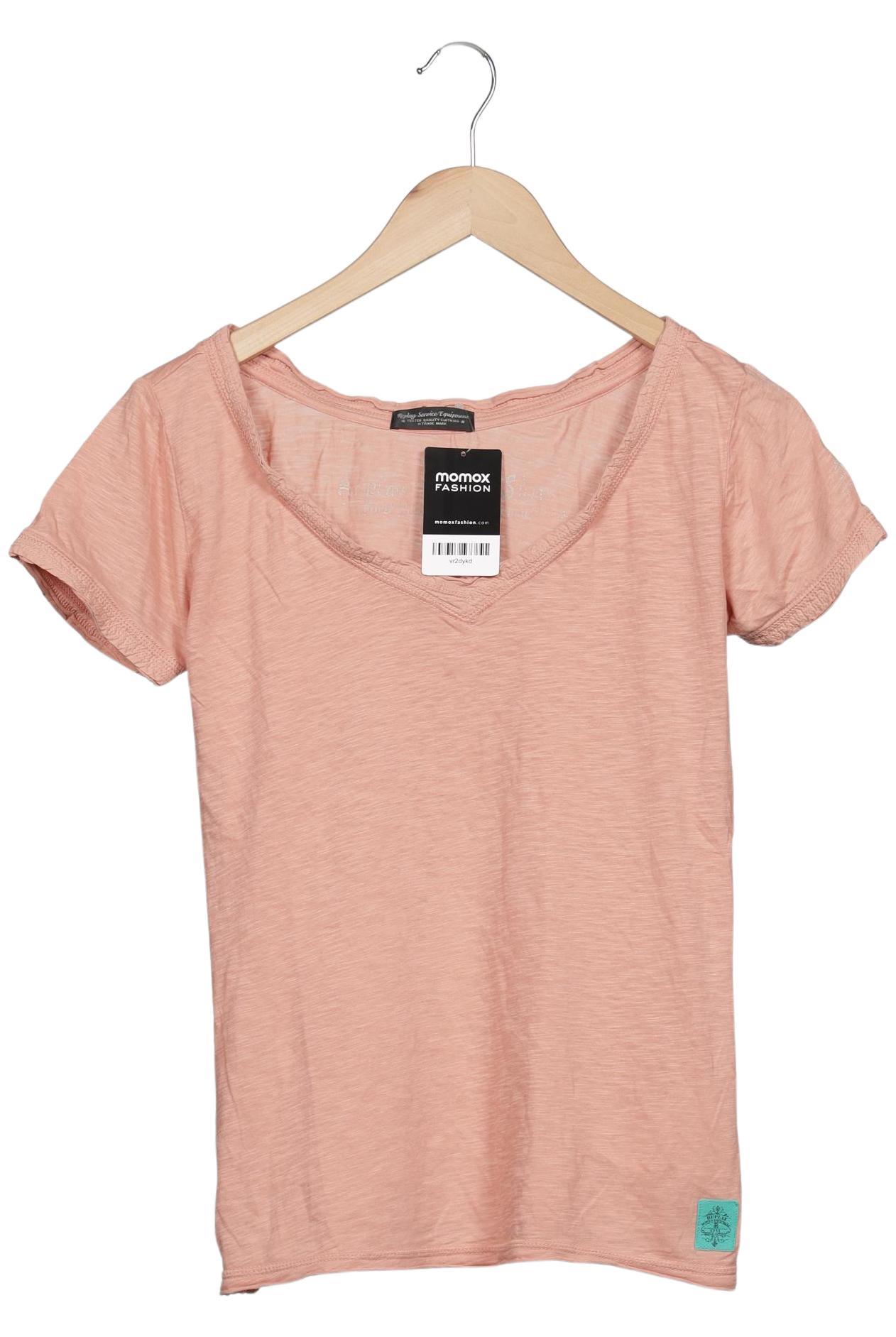 

Replay Damen T-Shirt, pink, Gr. 38