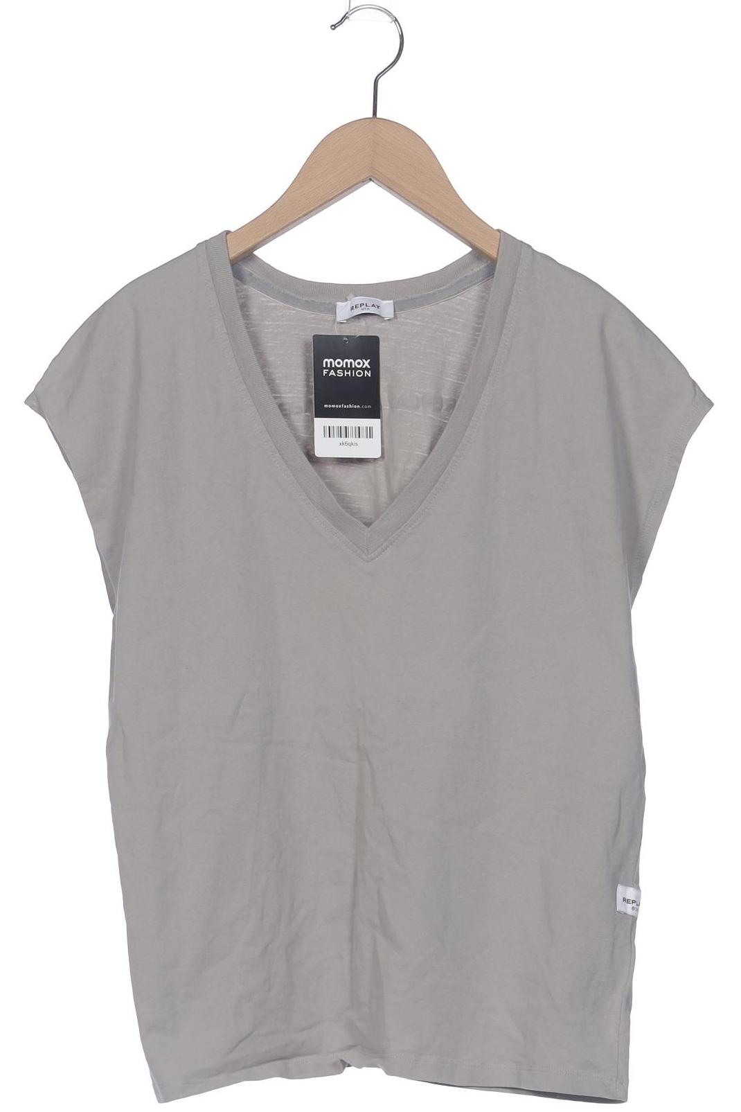 

Replay Damen T-Shirt, grau, Gr. 38