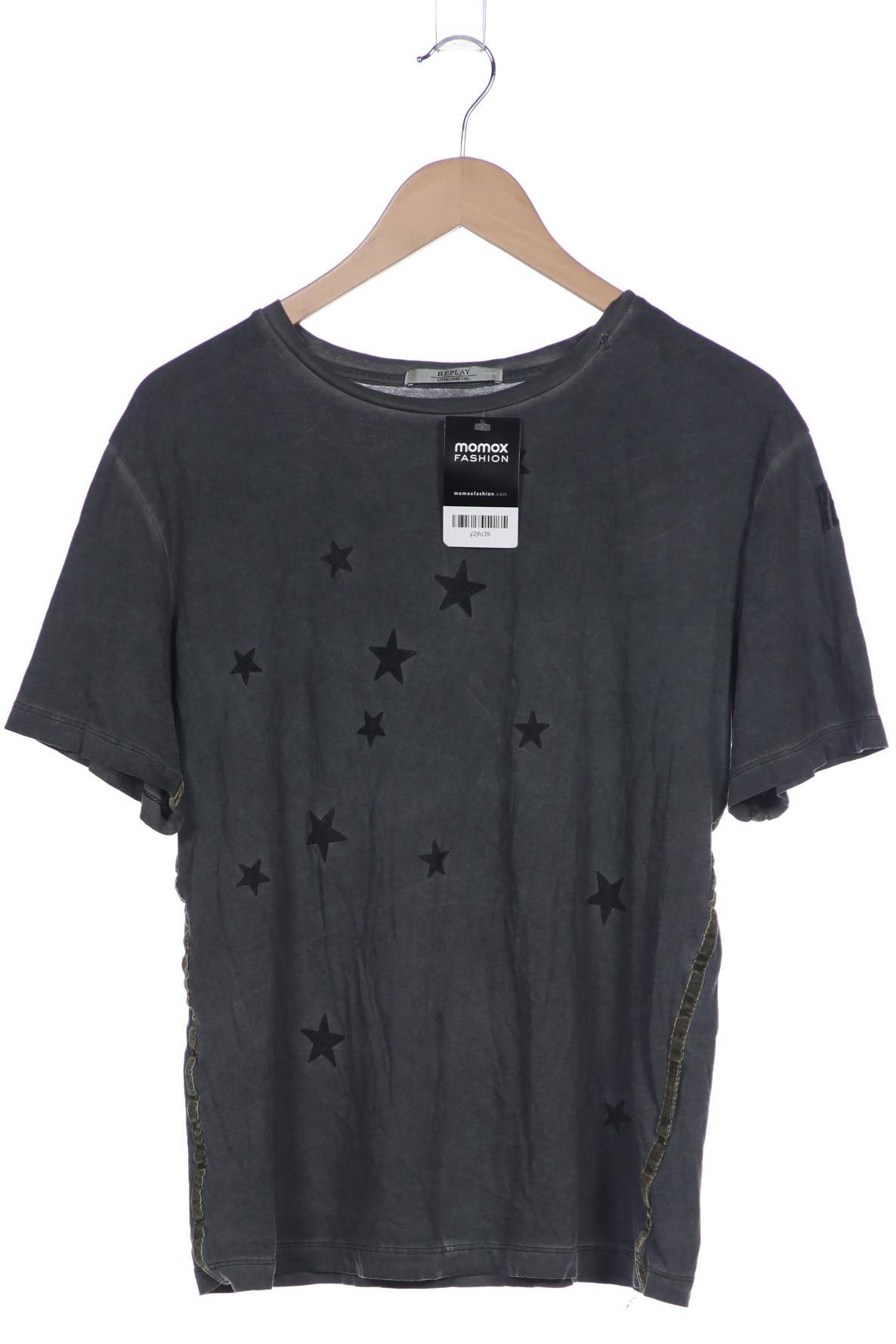 

Replay Damen T-Shirt, grau, Gr. 38