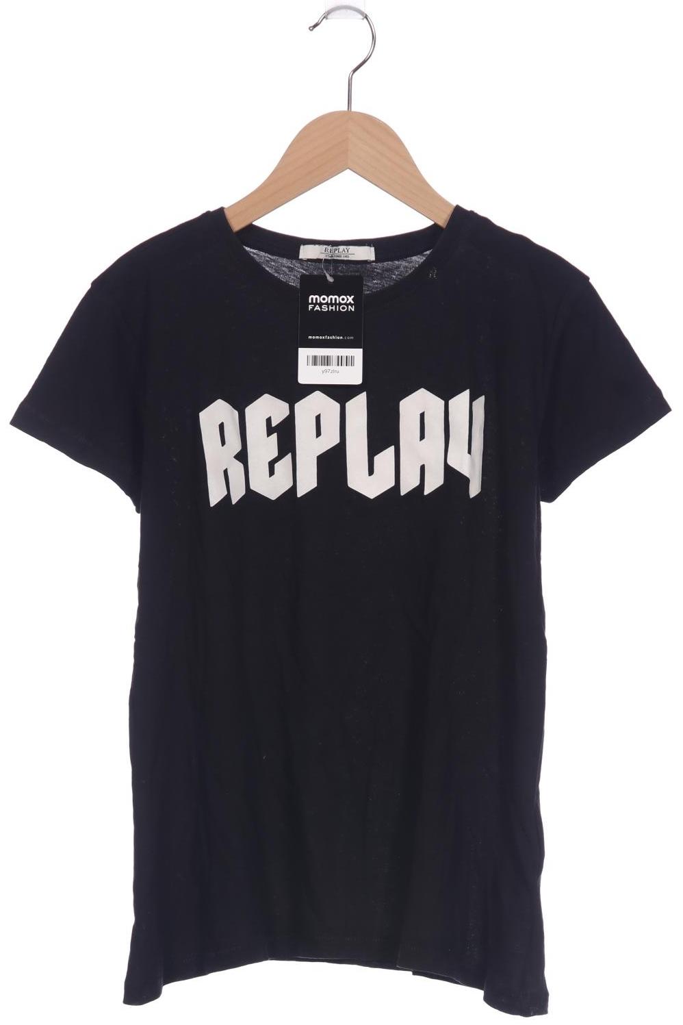 Thumbnail - Replay Damen T-Shirt, schwarz, Gr. 34
