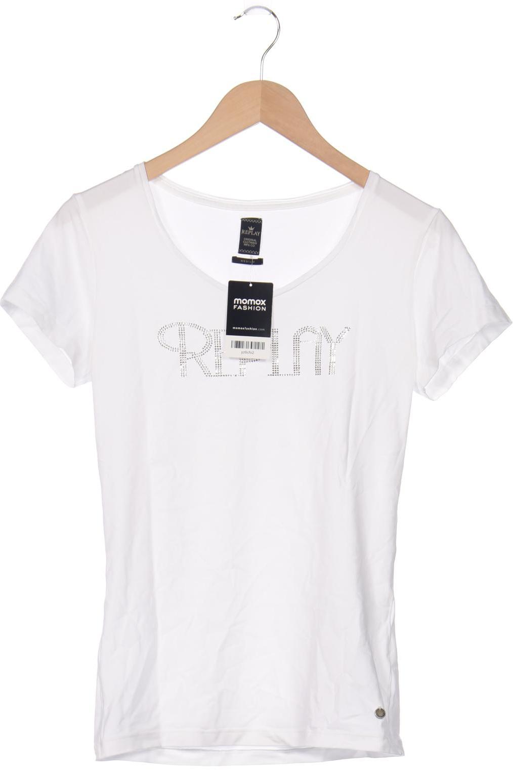 

Replay Damen T-Shirt, weiß