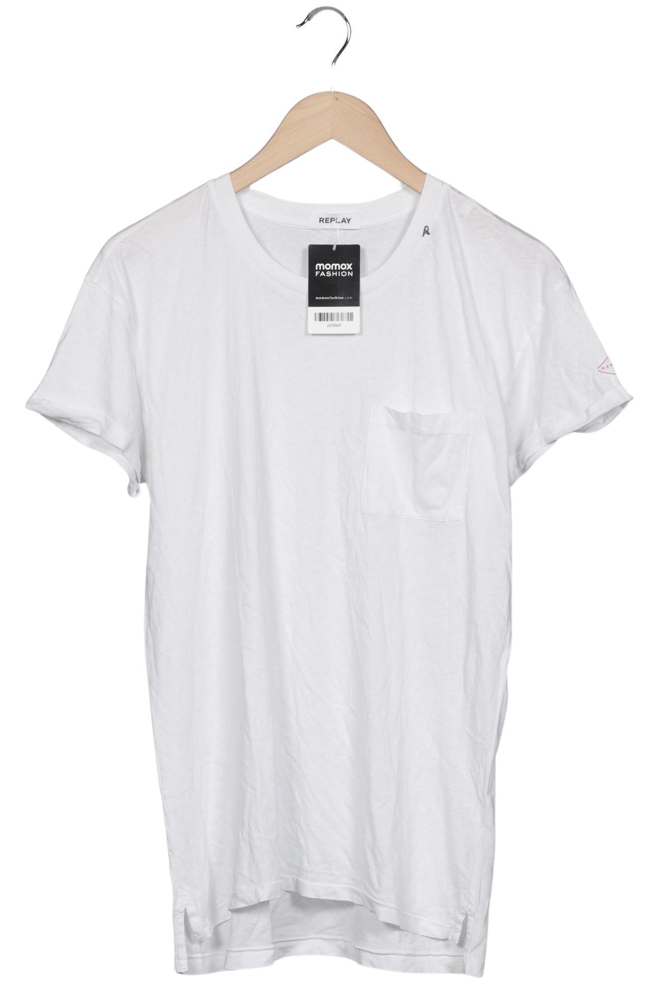 

Replay Damen T-Shirt, weiß, Gr. 42