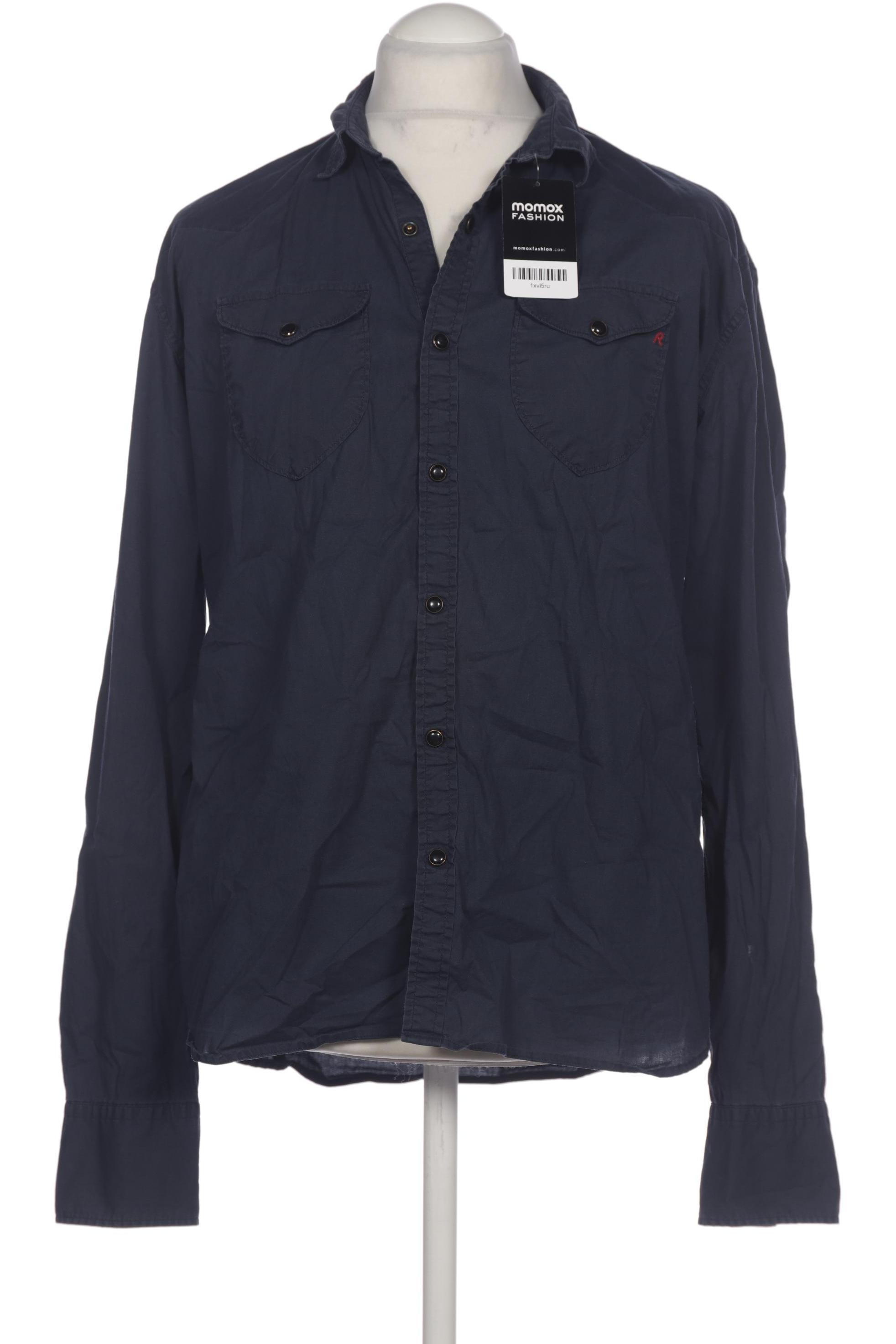 

Replay Herren Hemd, marineblau, Gr. 54