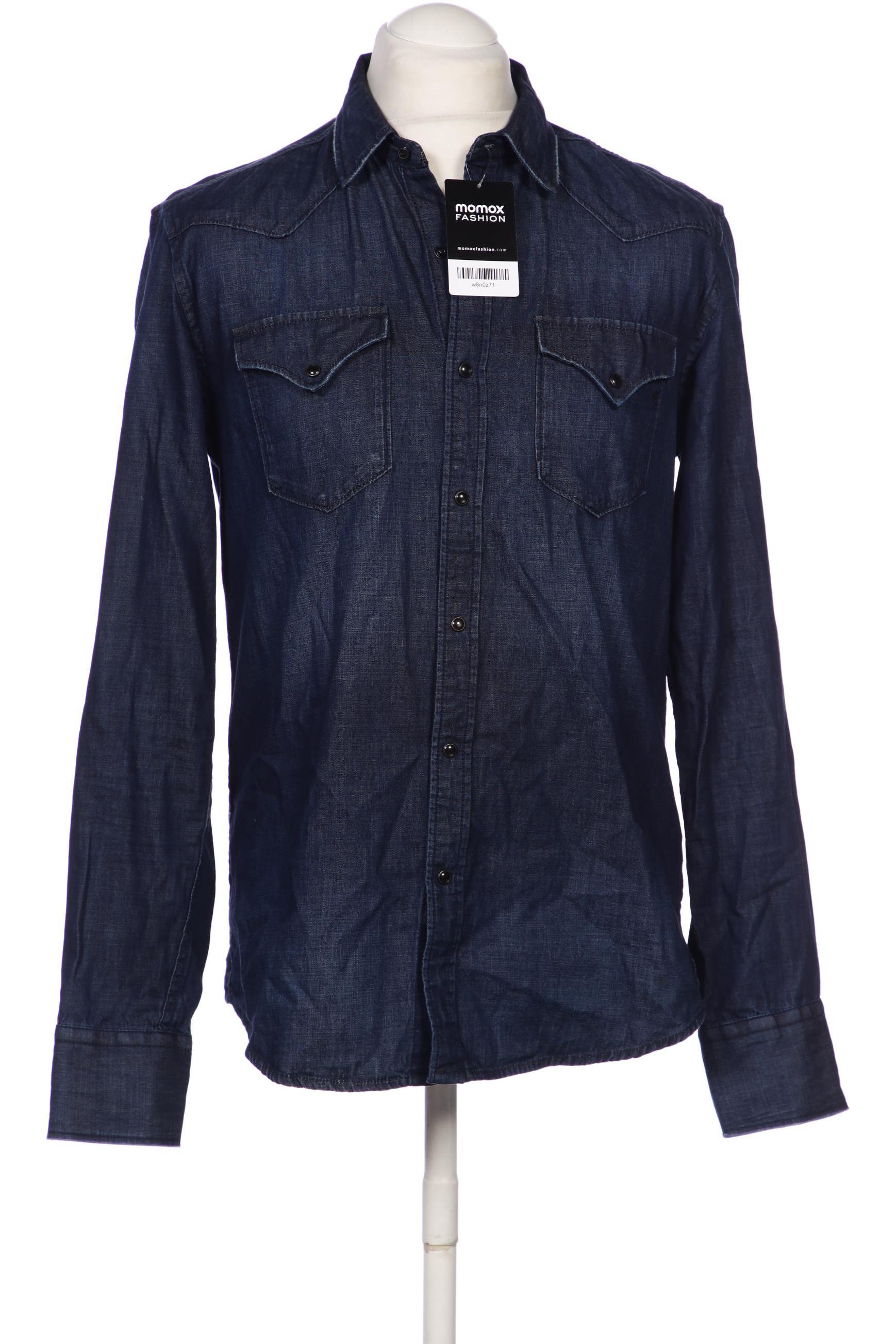 

Replay Herren Hemd, marineblau