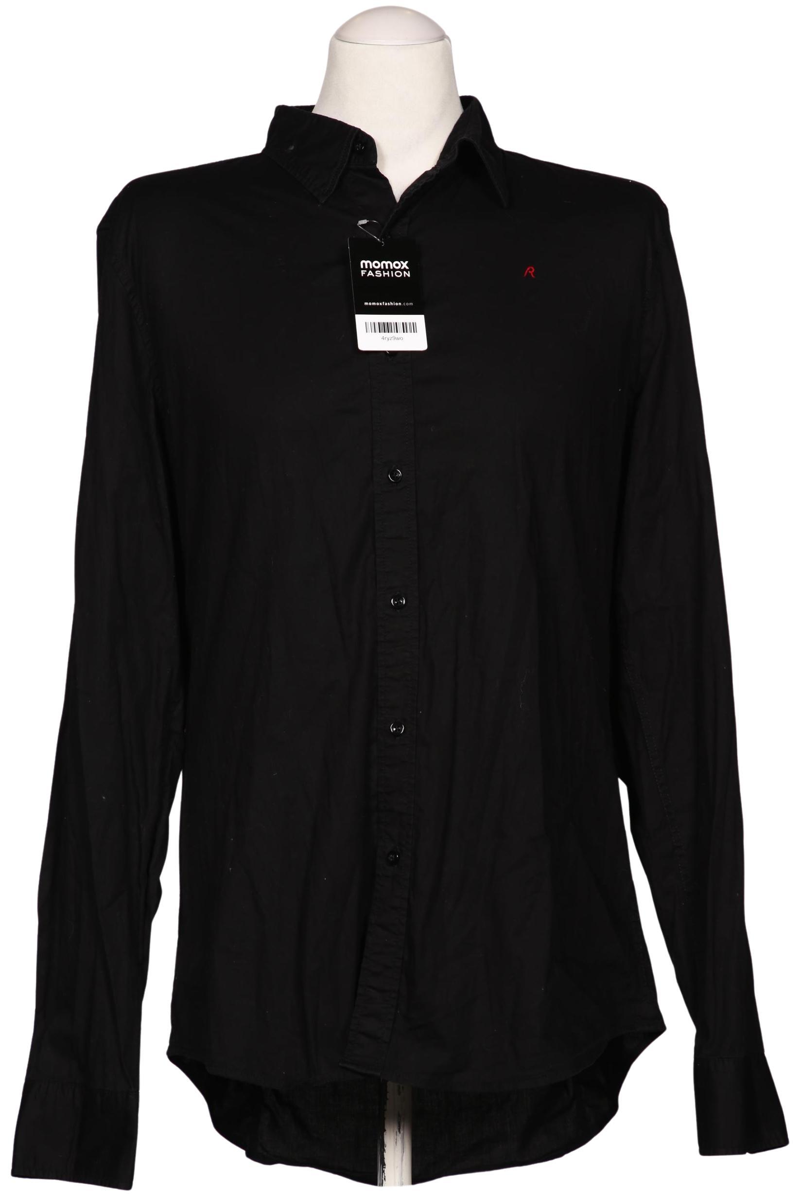 

Replay Herren Hemd, schwarz, Gr. 52