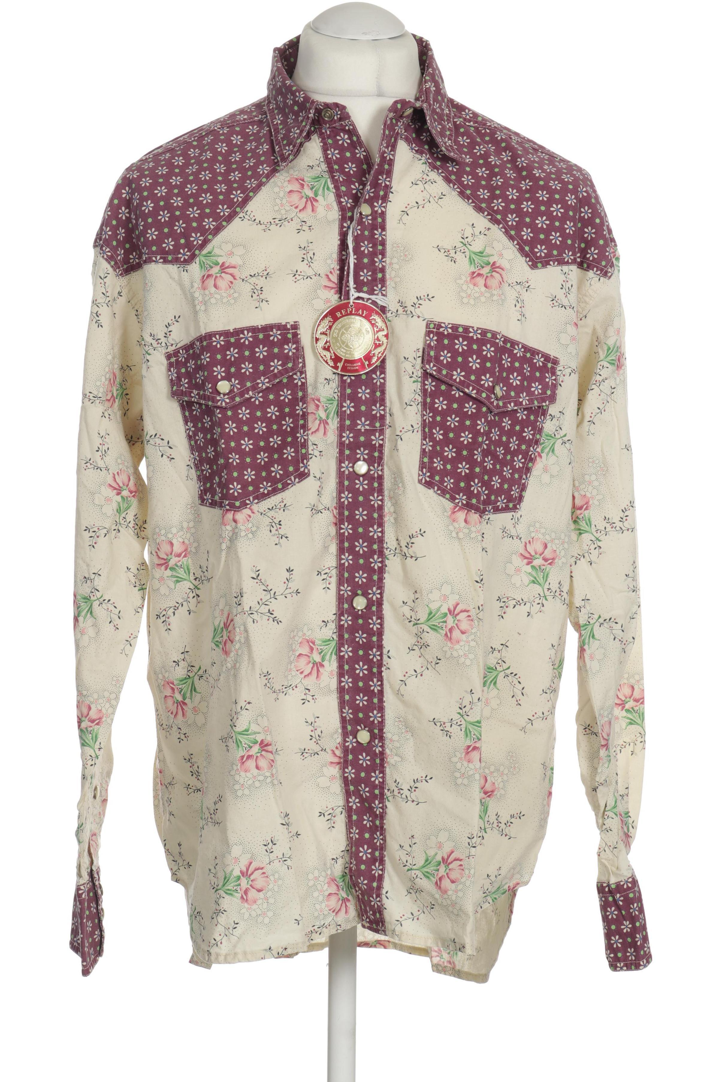 

Replay Herren Hemd, beige, Gr.