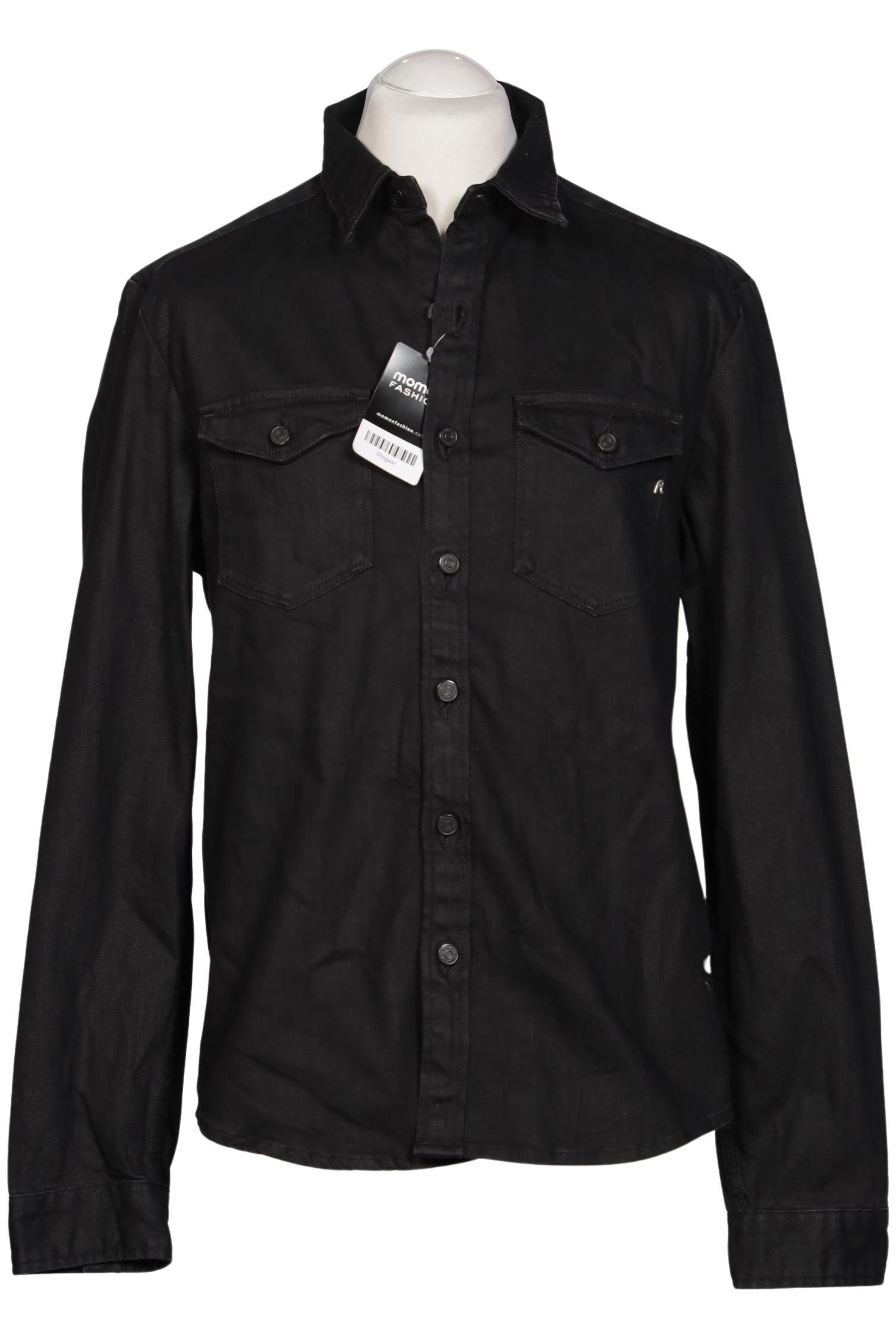 

Replay Herren Hemd, schwarz, Gr. 52