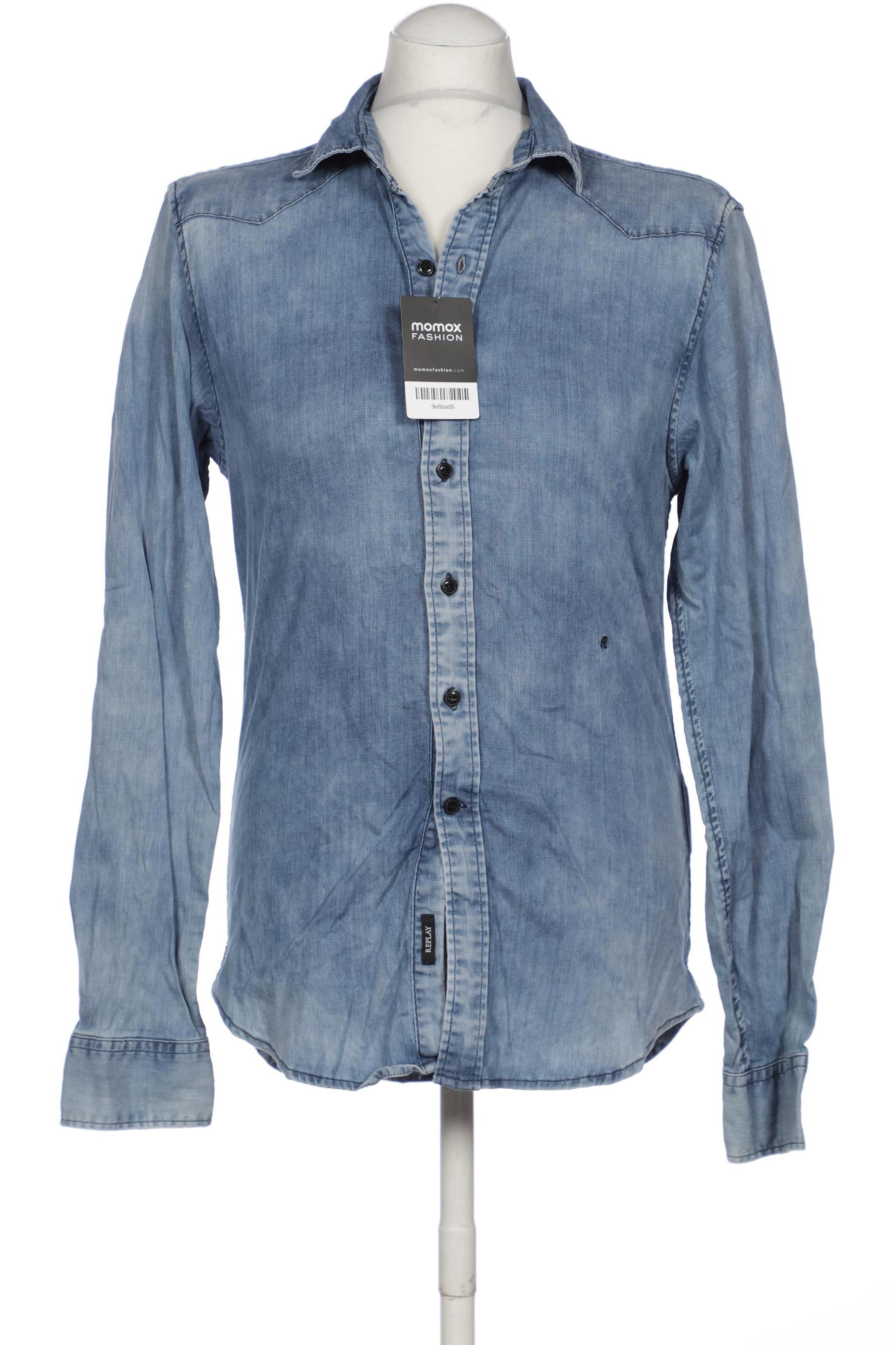 

Replay Herren Hemd, blau, Gr. 52