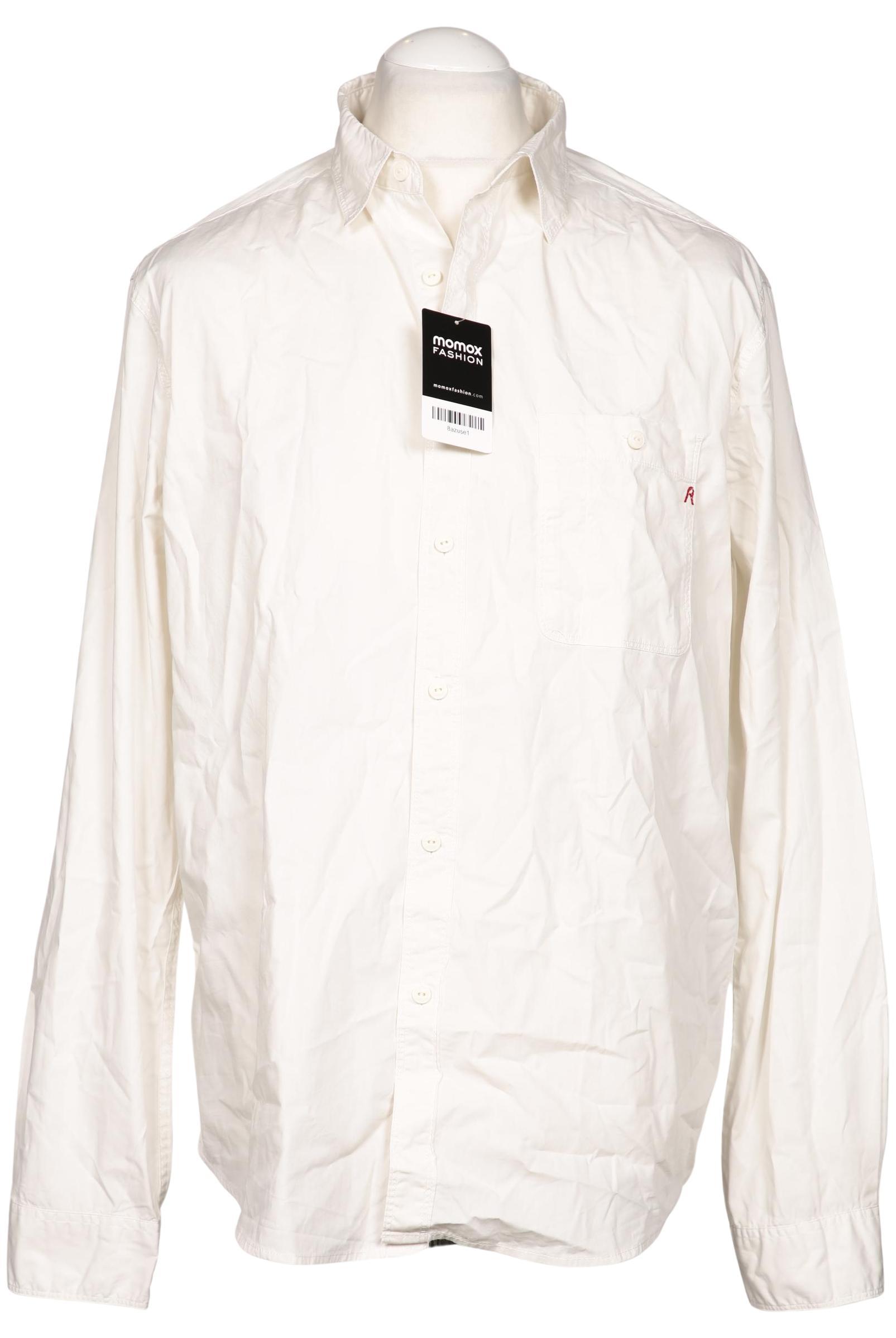 

Replay Herren Hemd, cremeweiß, Gr. 52