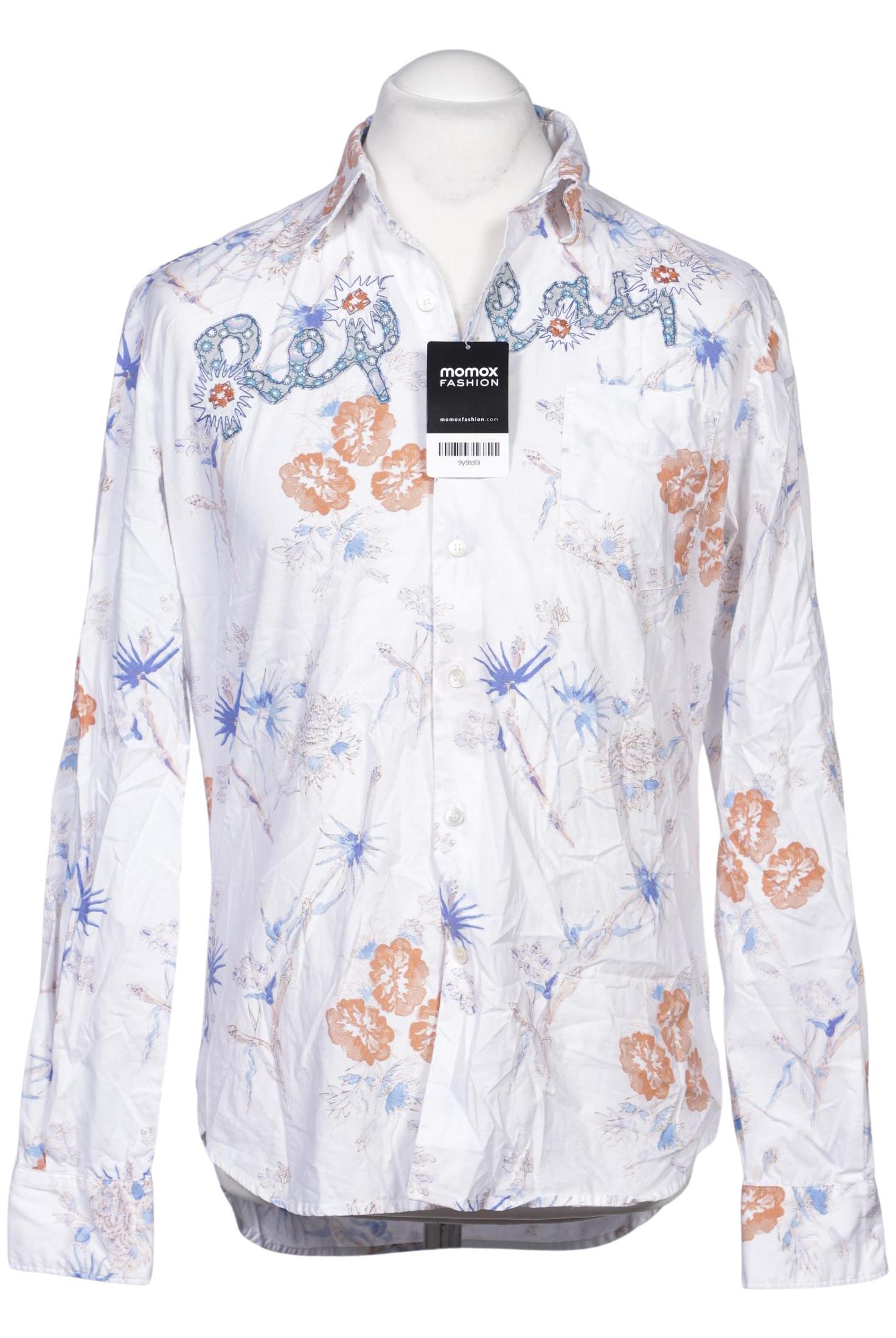 

Replay Herren Hemd, weiß, Gr. 52