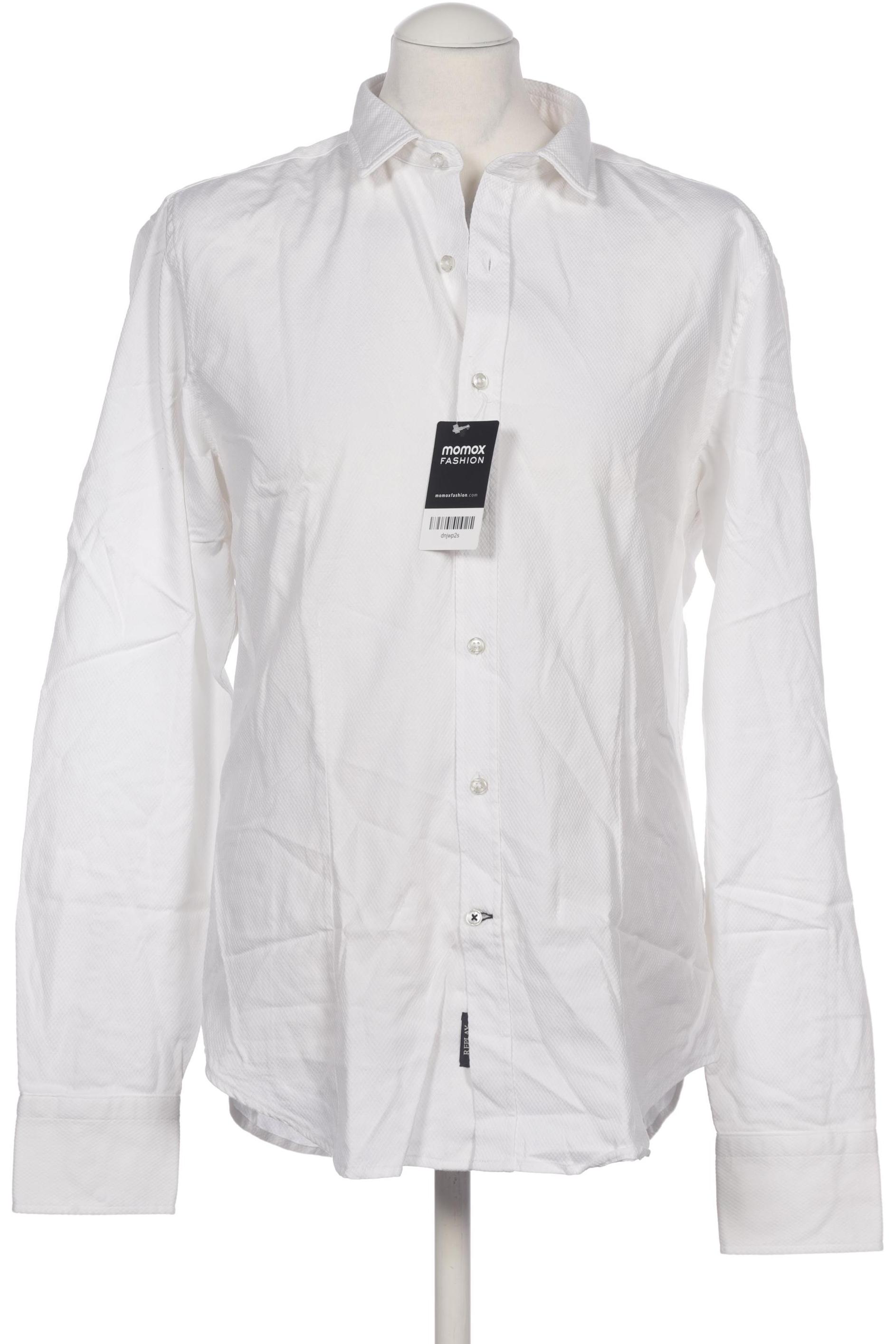 

Replay Herren Hemd, weiß, Gr. 52