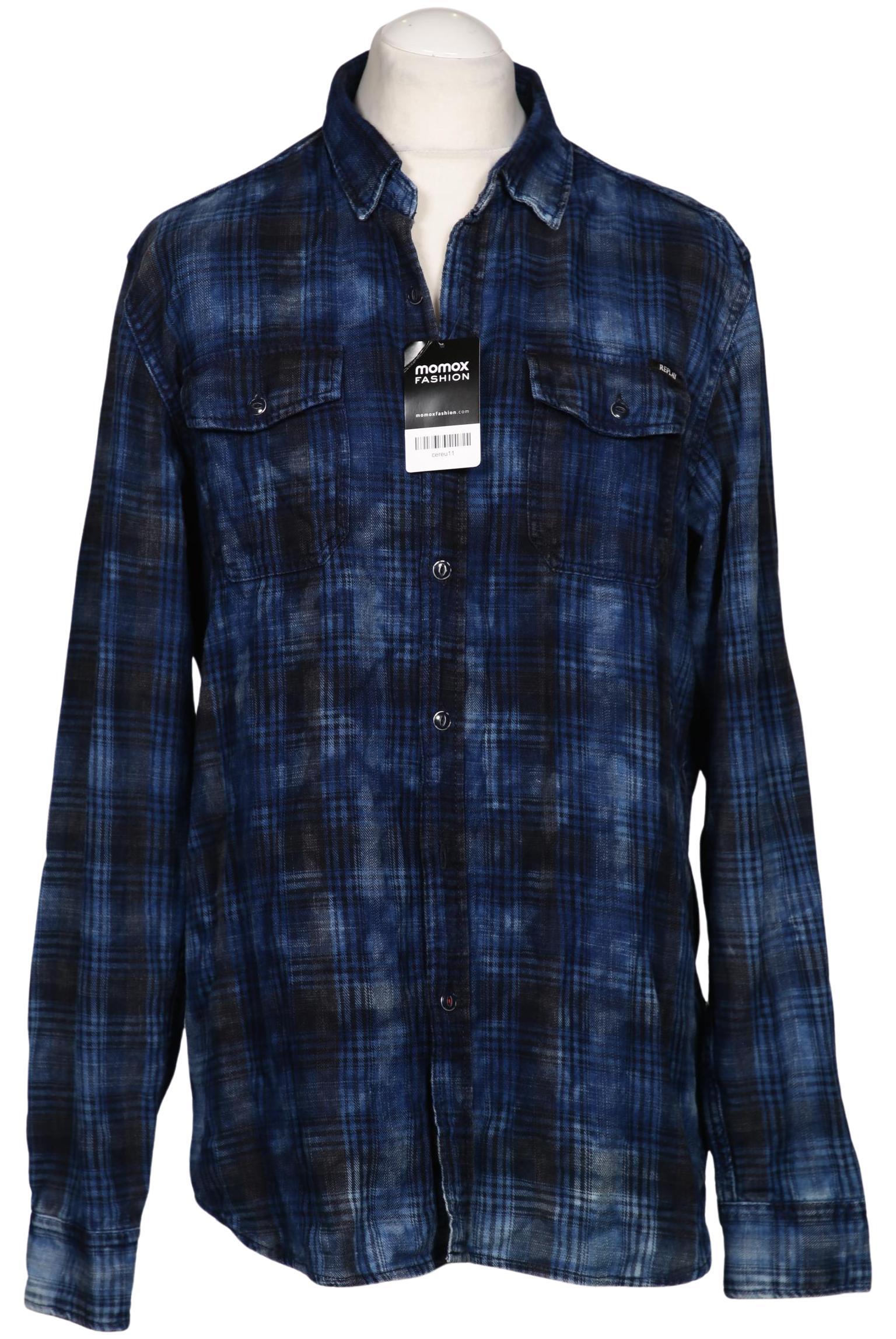 Thumbnail - Replay Herren Hemd, marineblau, Gr. 54