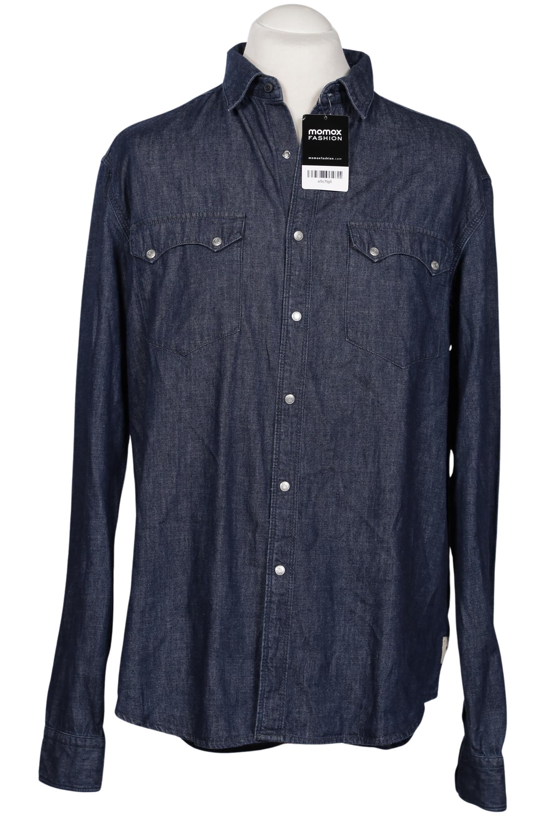 

Replay Herren Hemd, marineblau, Gr. 54