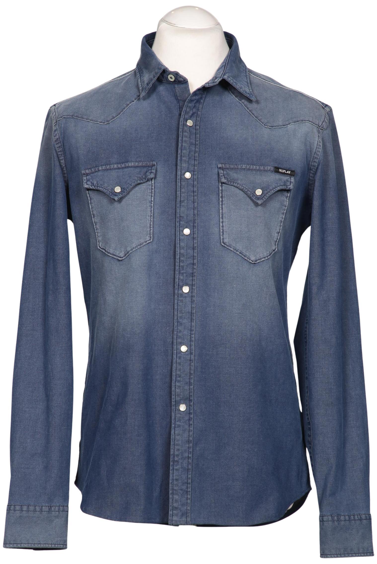 

Replay Herren Hemd, blau, Gr. 52