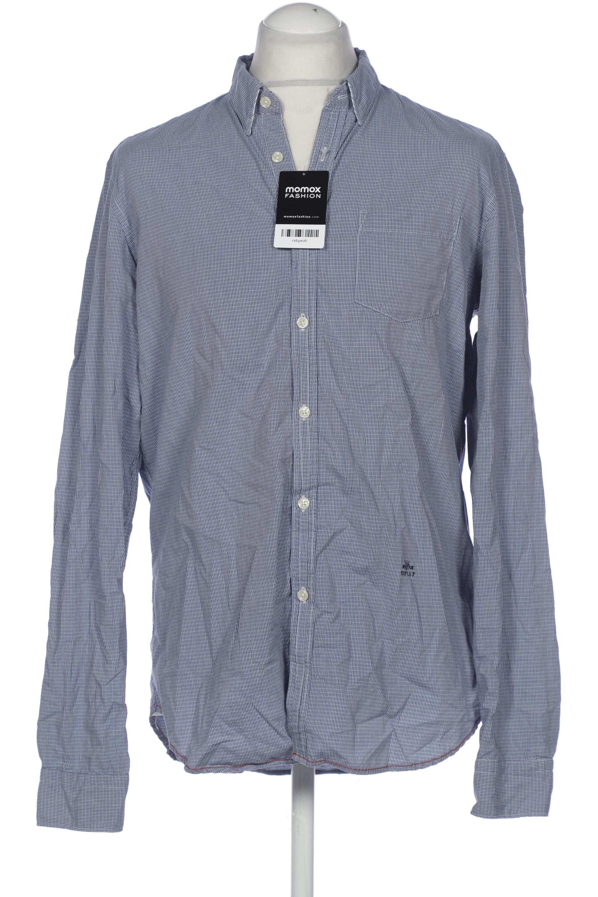 

Replay Herren Hemd, marineblau, Gr. 54