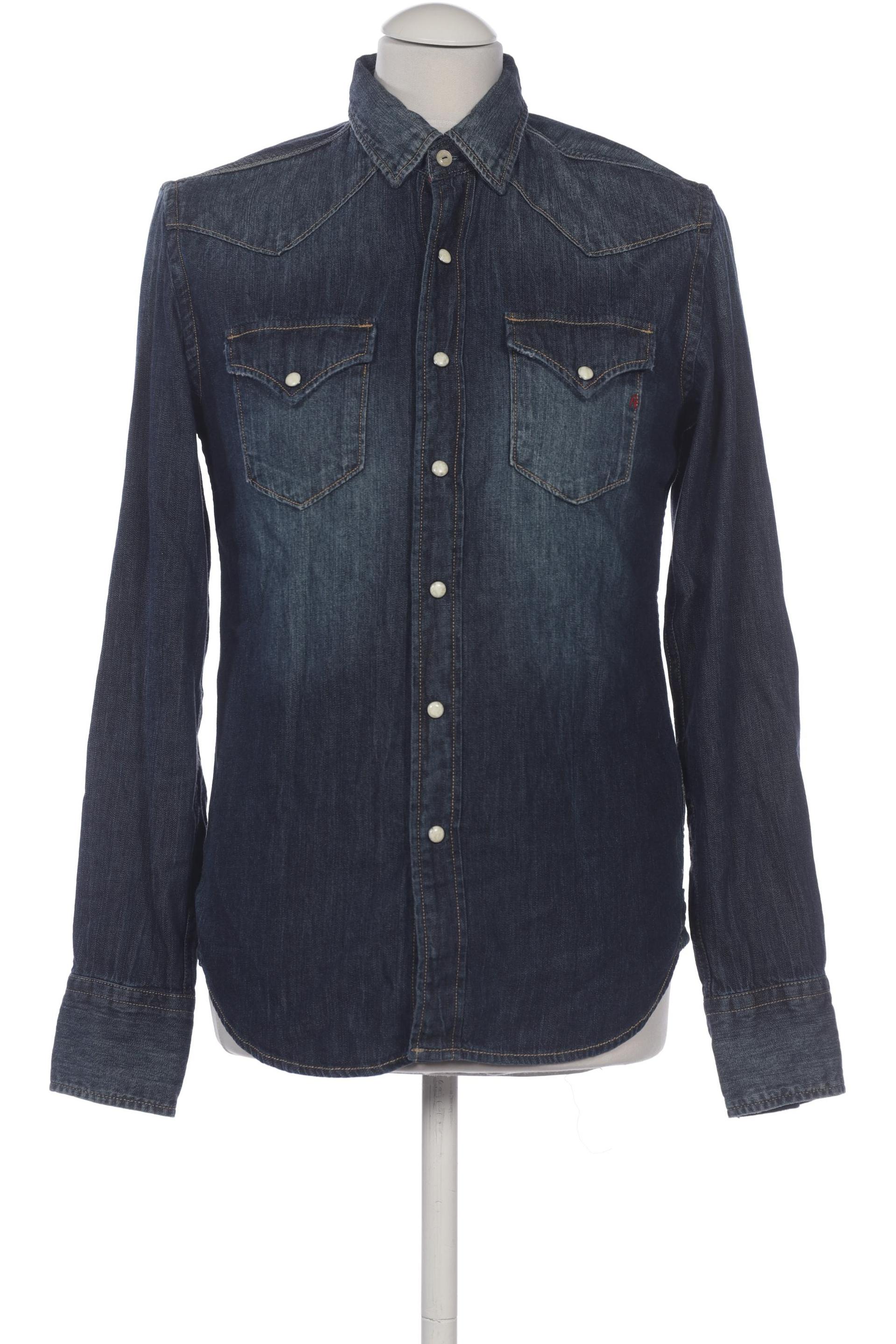

Replay Herren Hemd, marineblau, Gr. 46