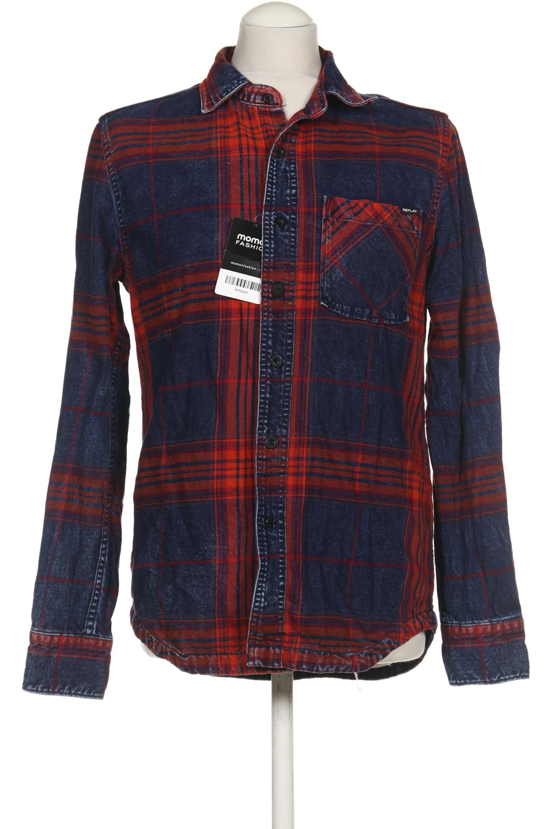 

Replay Herren Hemd, marineblau, Gr. 46