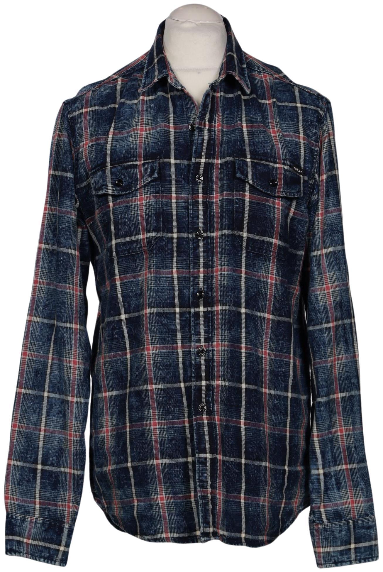 

Replay Herren Hemd, marineblau, Gr. 52