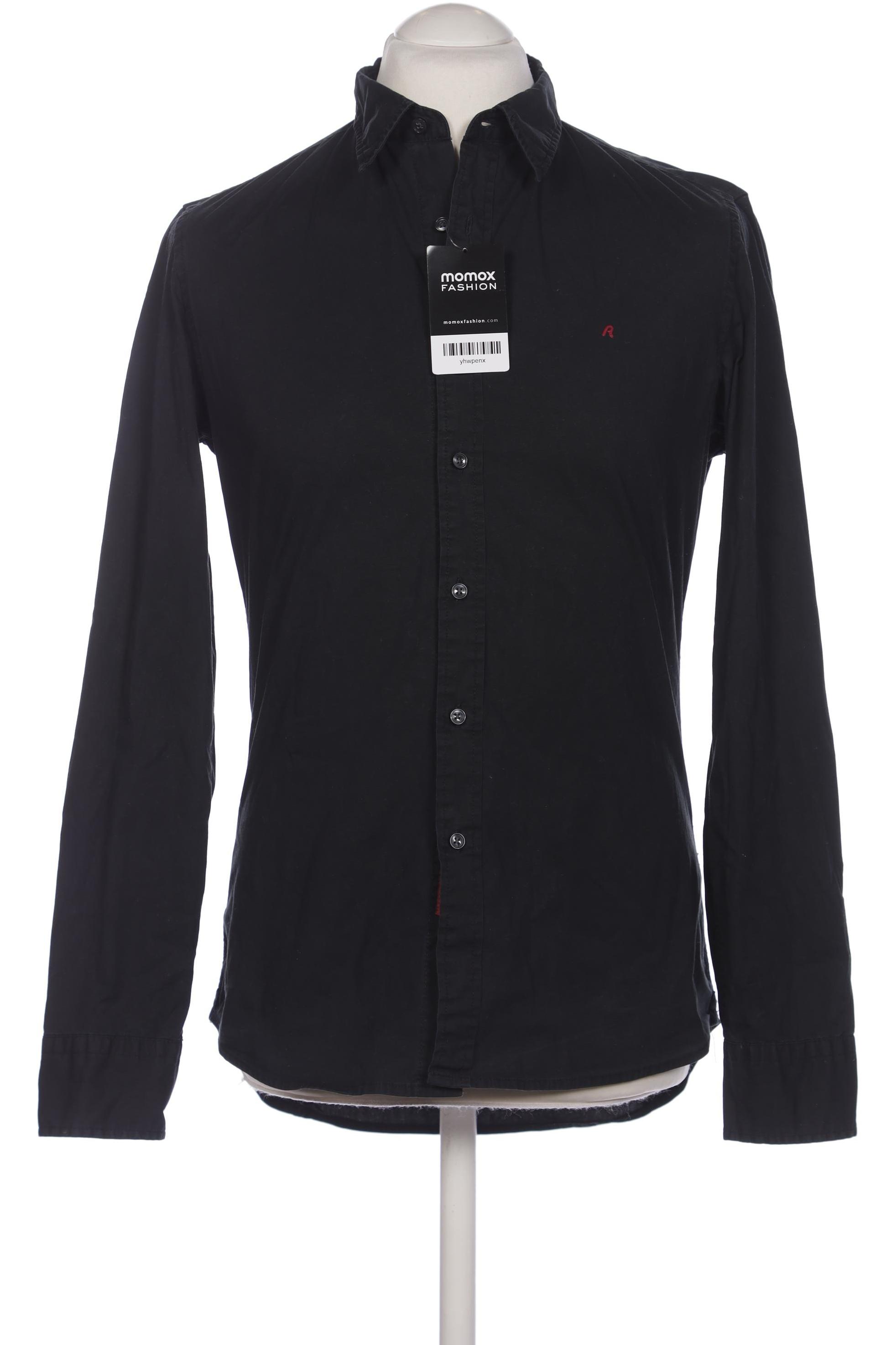 

Replay Herren Hemd, schwarz, Gr. 48