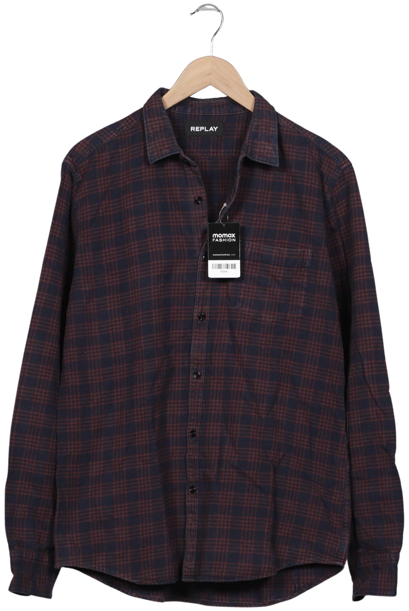 

Replay Herren Hemd, marineblau, Gr. 56