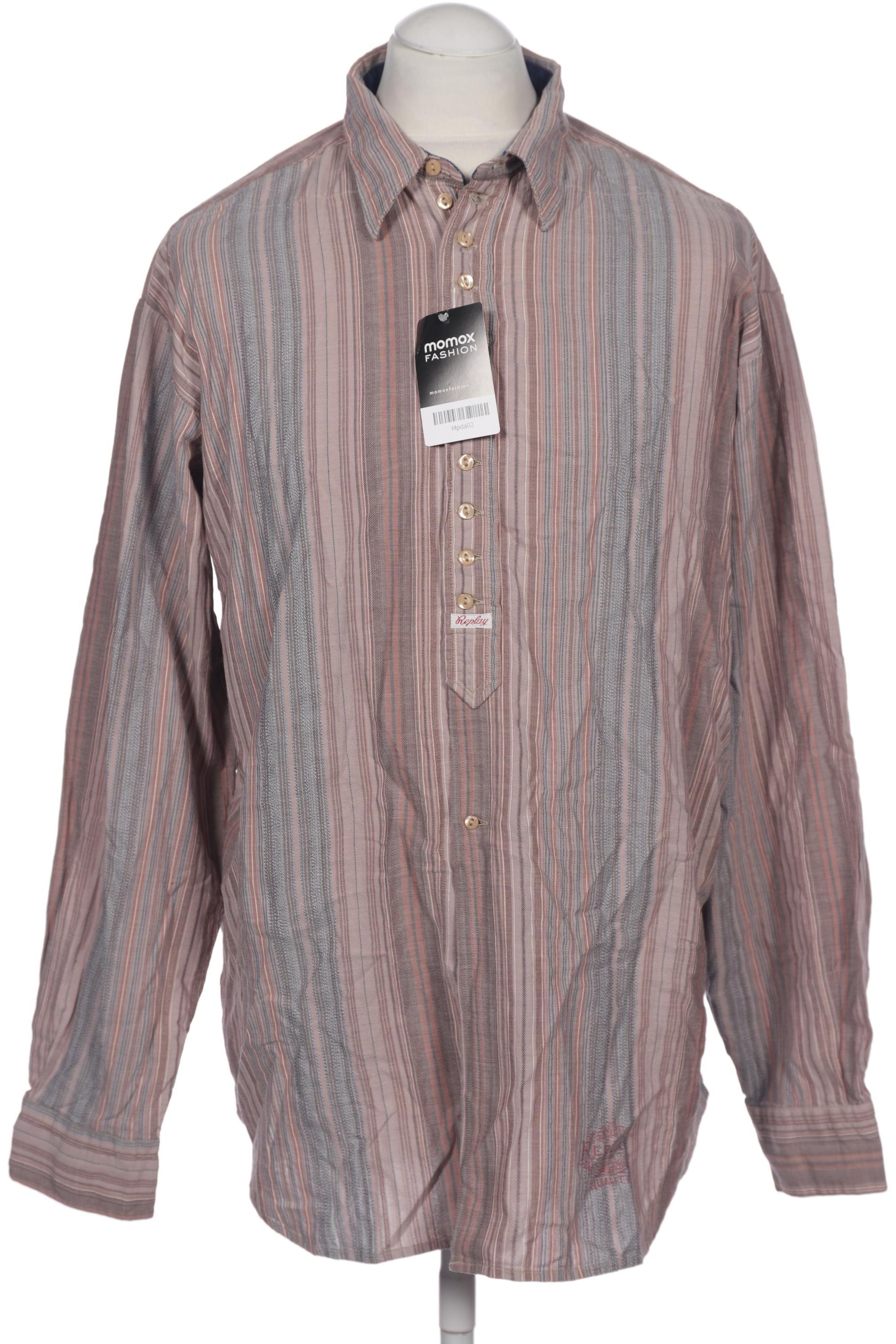 

Replay Herren Hemd, pink, Gr. 54