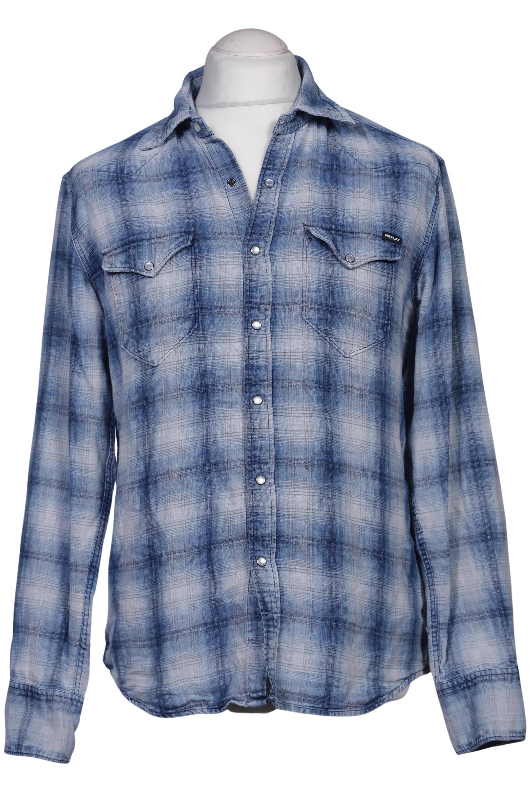 

Replay Herren Hemd, hellblau, Gr. 52