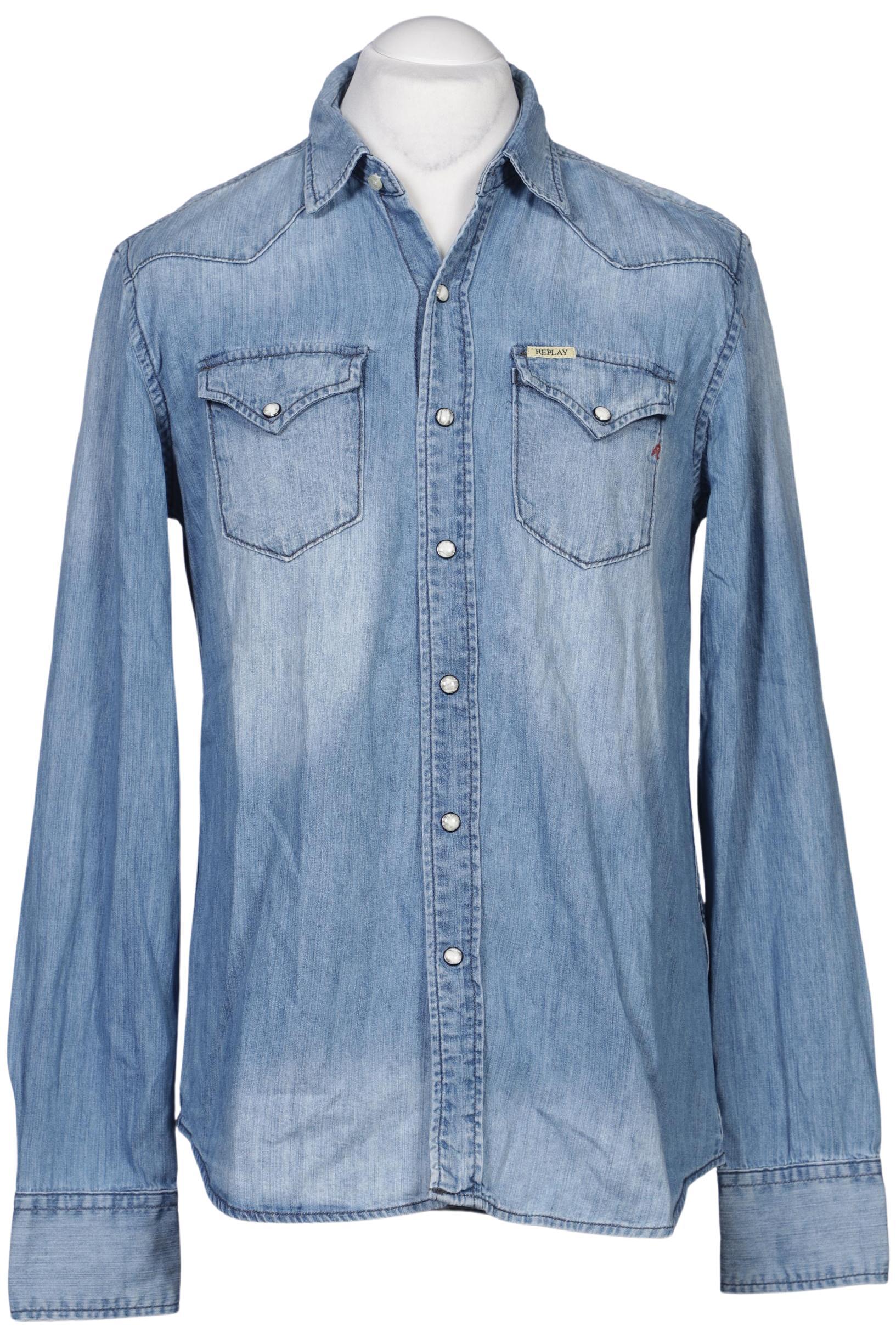 

Replay Herren Hemd, hellblau, Gr. 52
