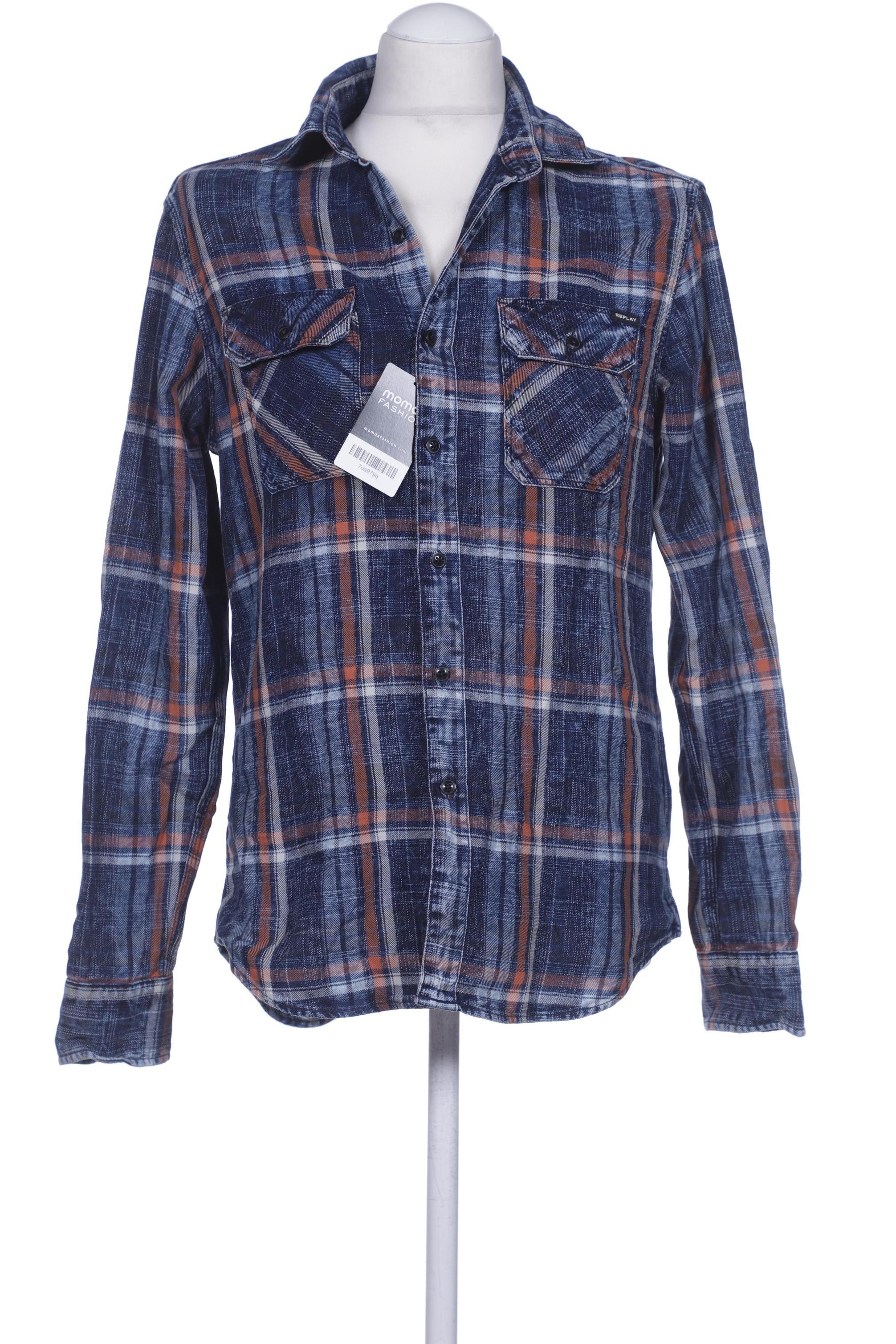 

Replay Herren Hemd, marineblau, Gr. 52