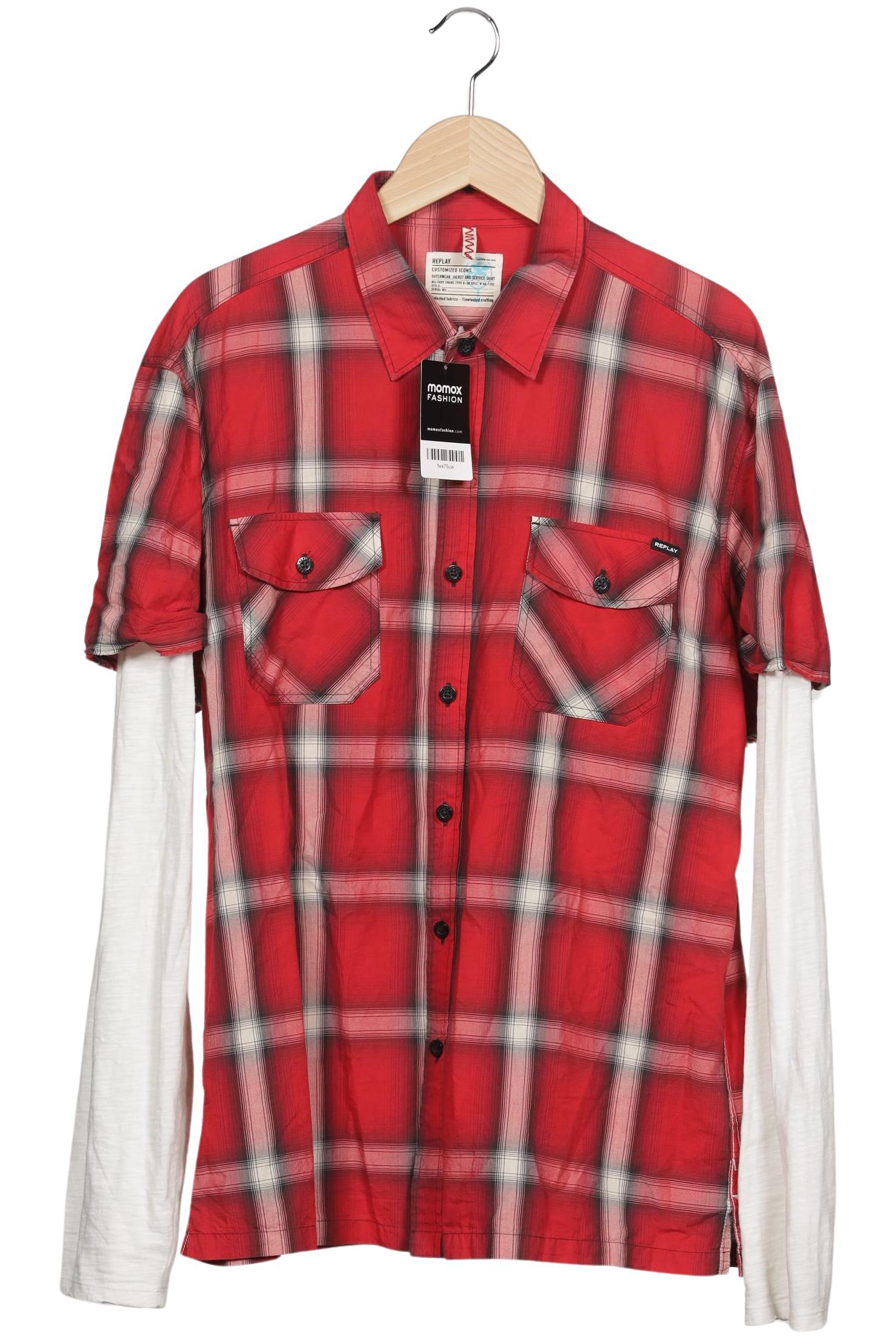 

Replay Herren Hemd, mehrfarbig, Gr. 56