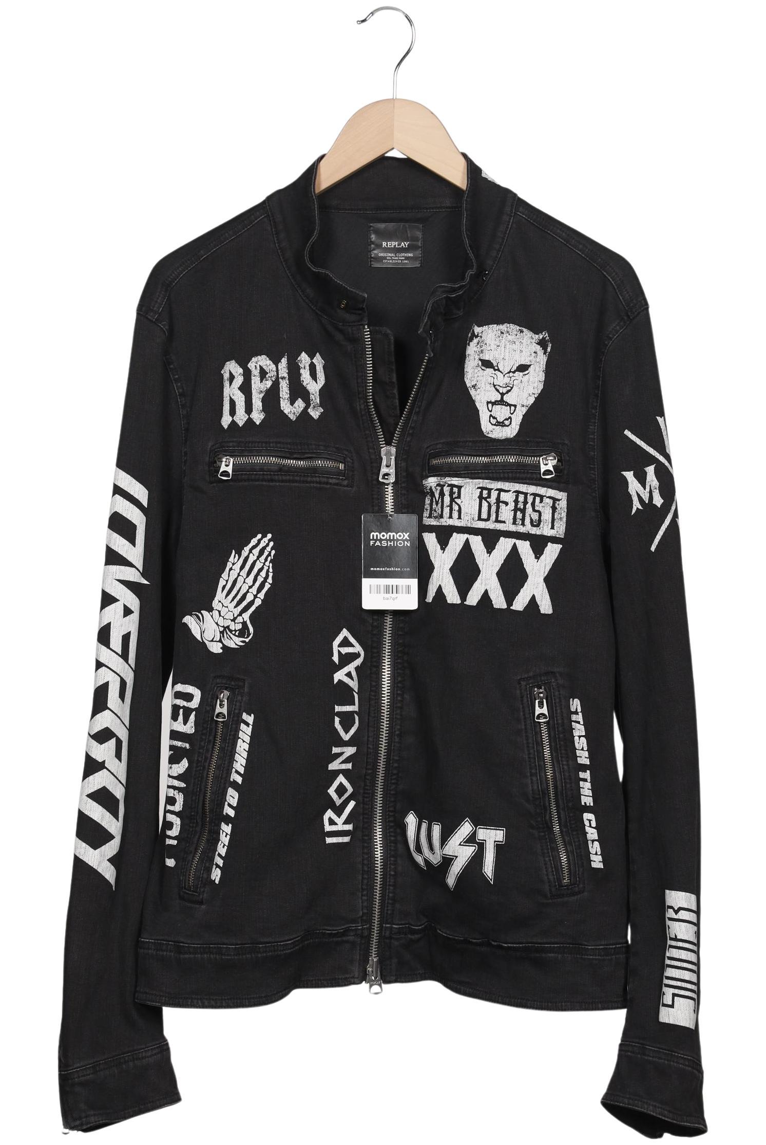 

Replay Herren Jacke, schwarz, Gr. 54