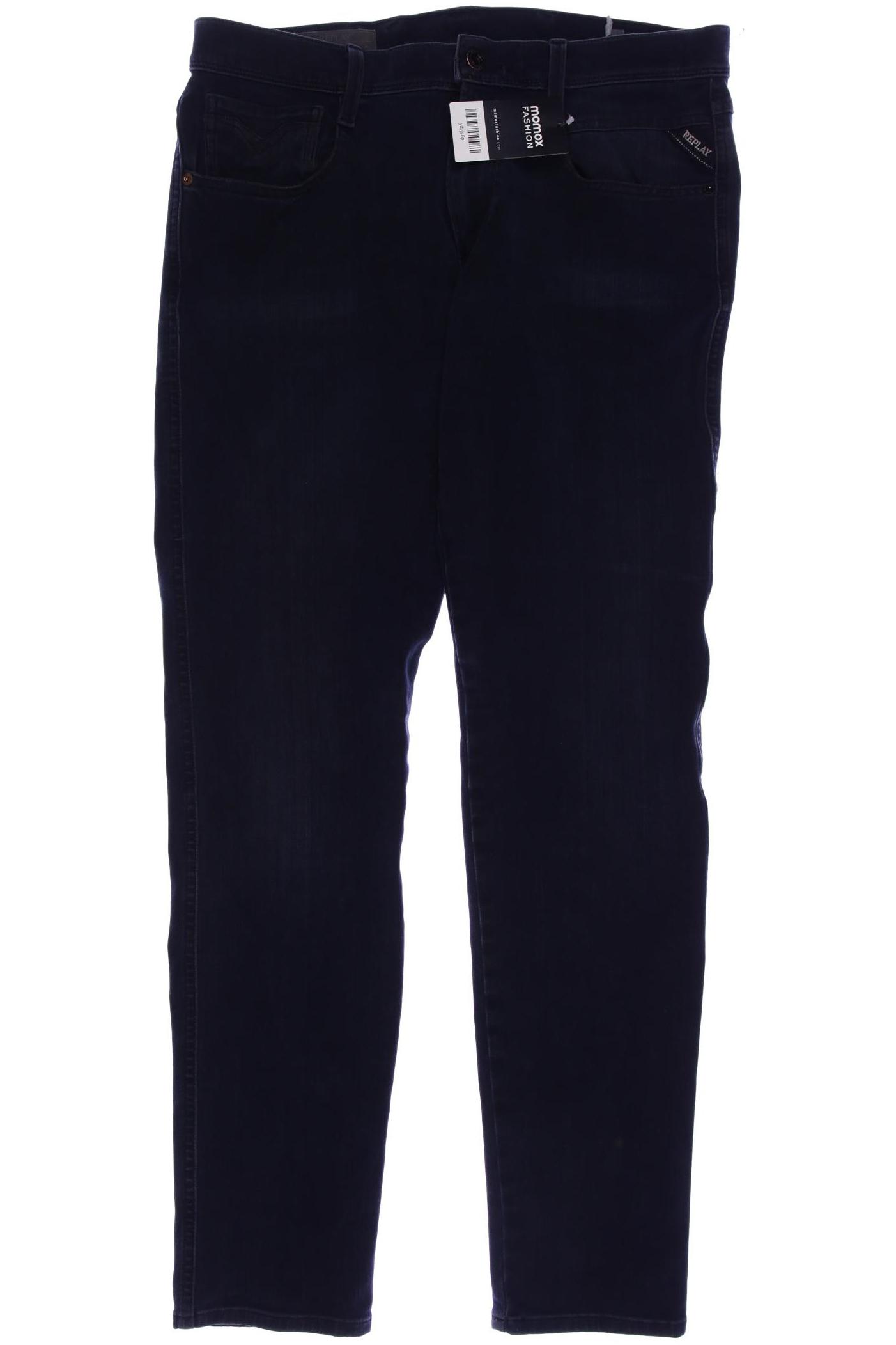 

Replay Herren Jeans, marineblau