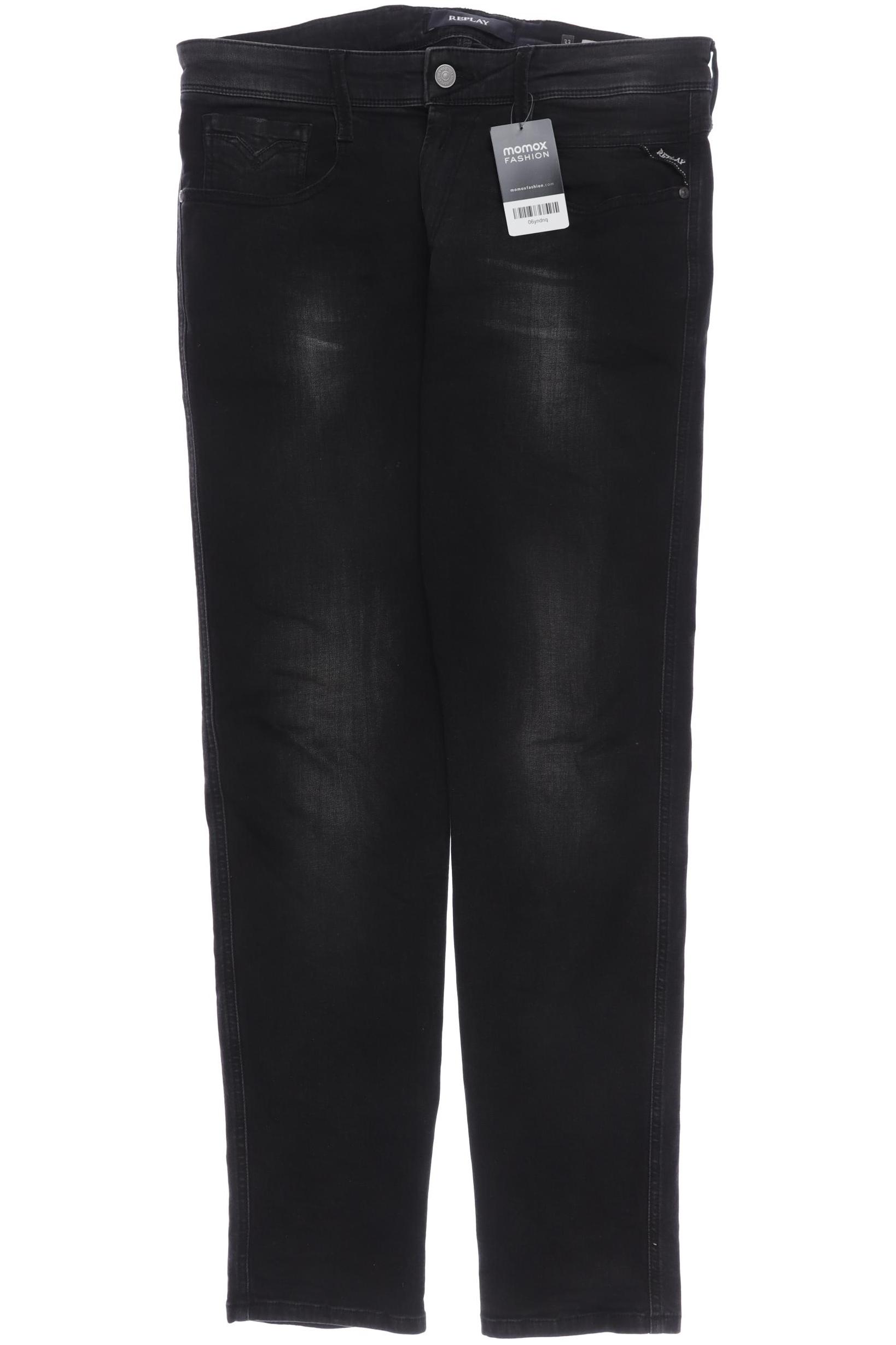 

Replay Herren Jeans, schwarz, Gr. 33