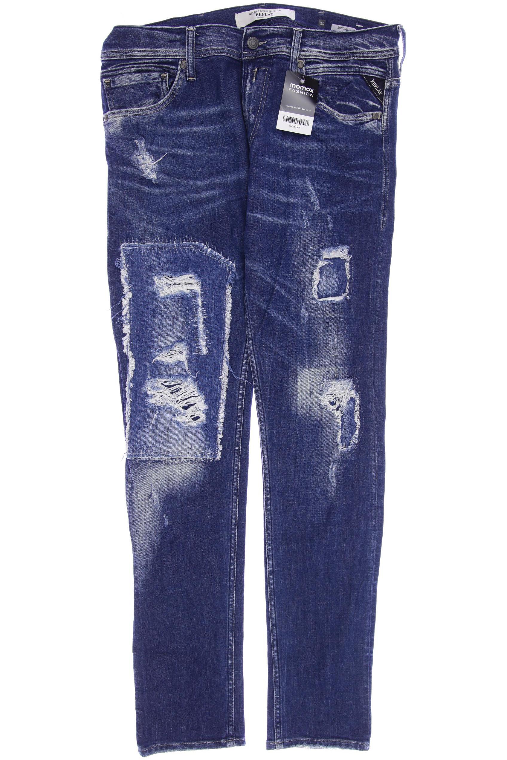 

Replay Herren Jeans, blau